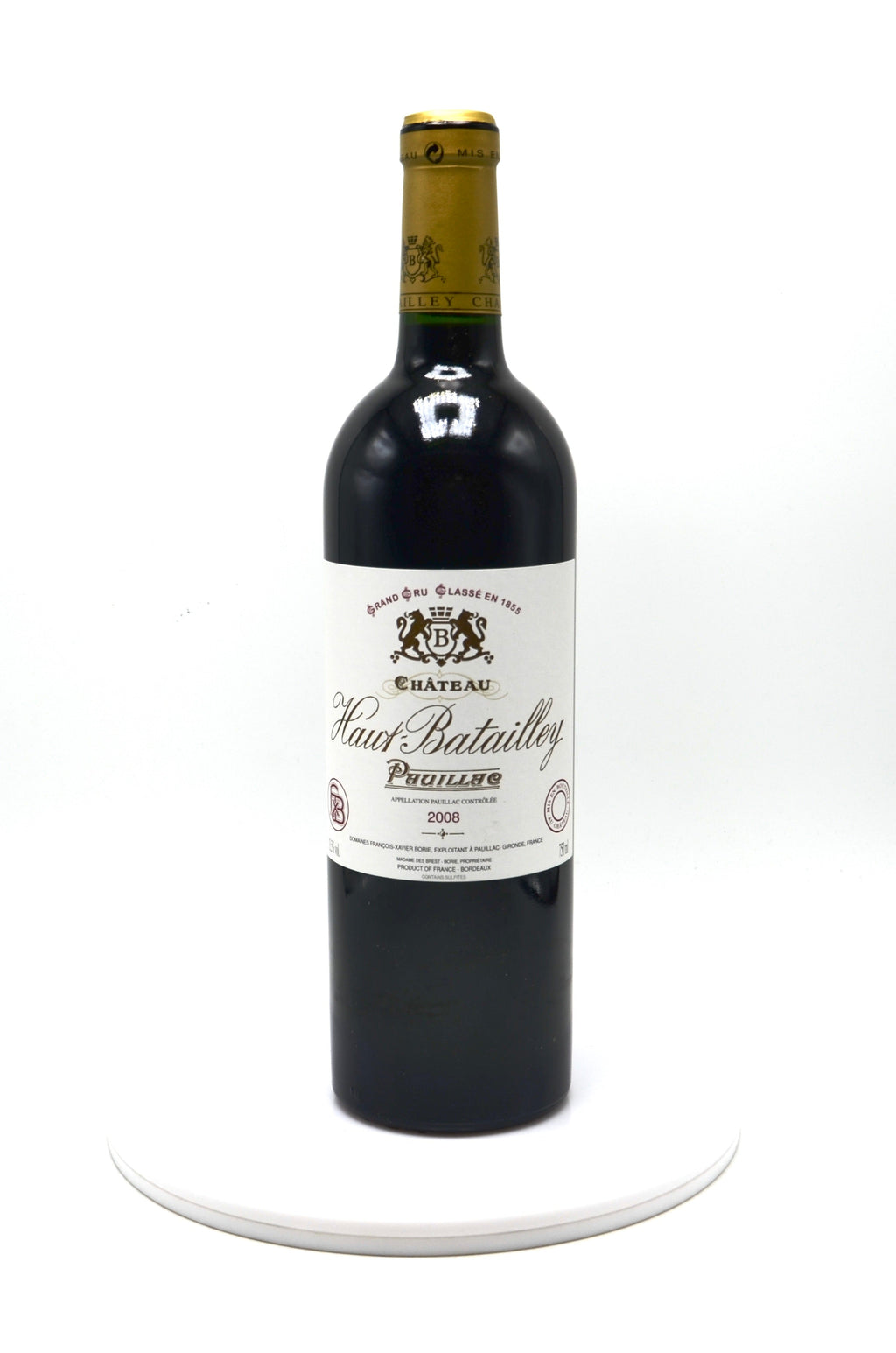 2008 Château Haut Batailley, Pauillac