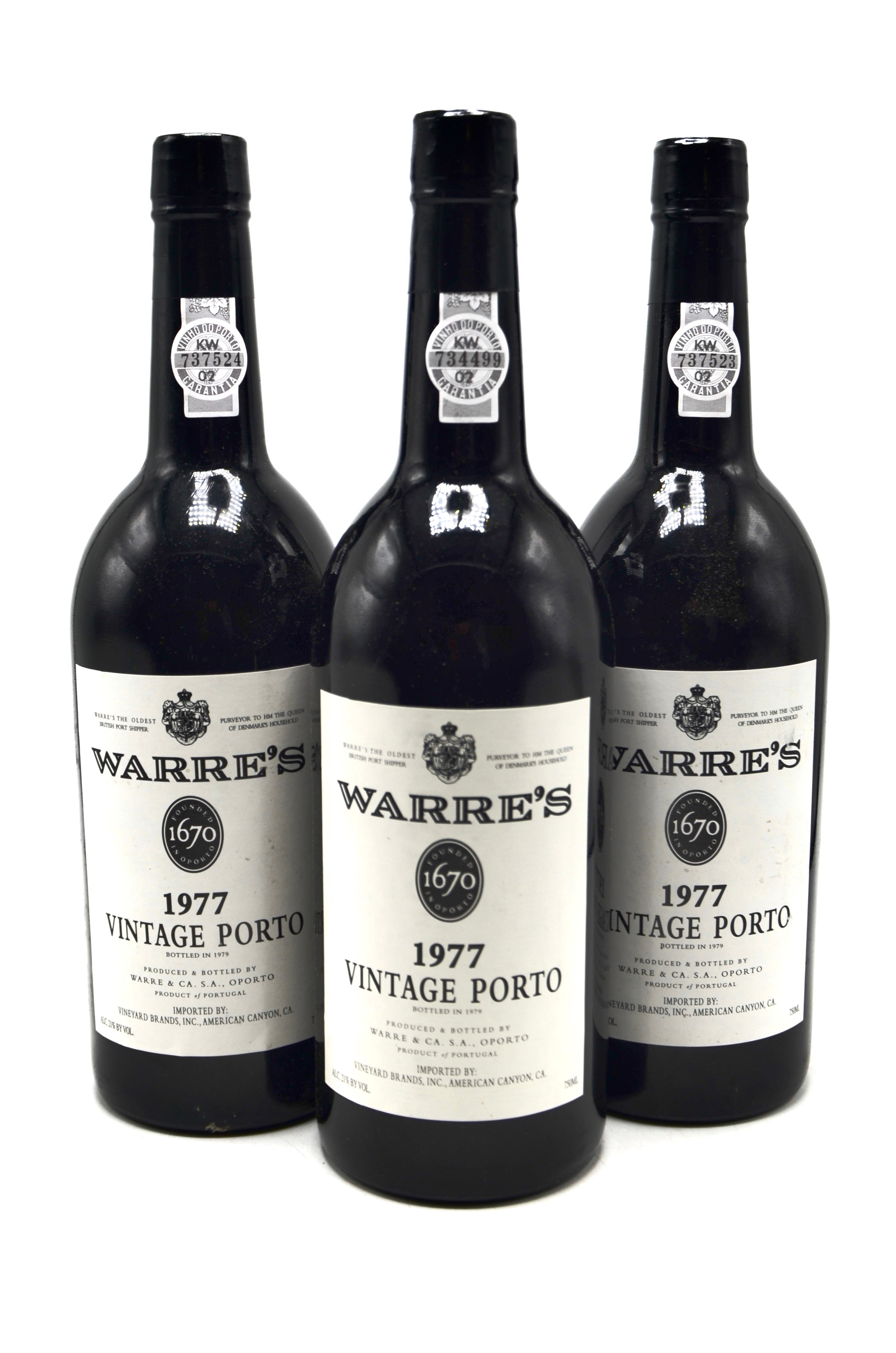 1977 Warre's Vintage Port