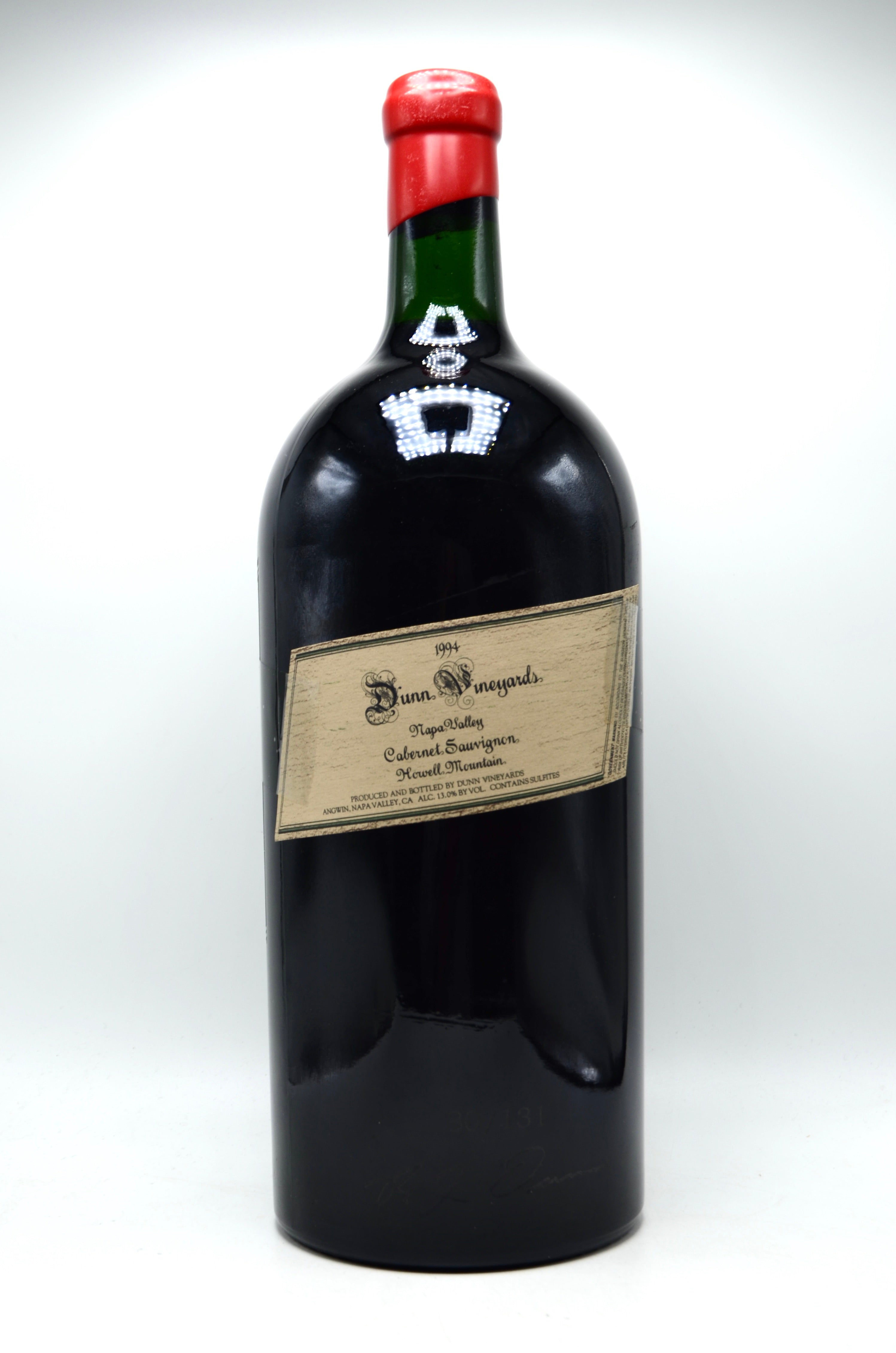 1994 Dunn Vineyards Cabernet Sauvignon, Howell Mountain [engraved signature] (5-Liter)