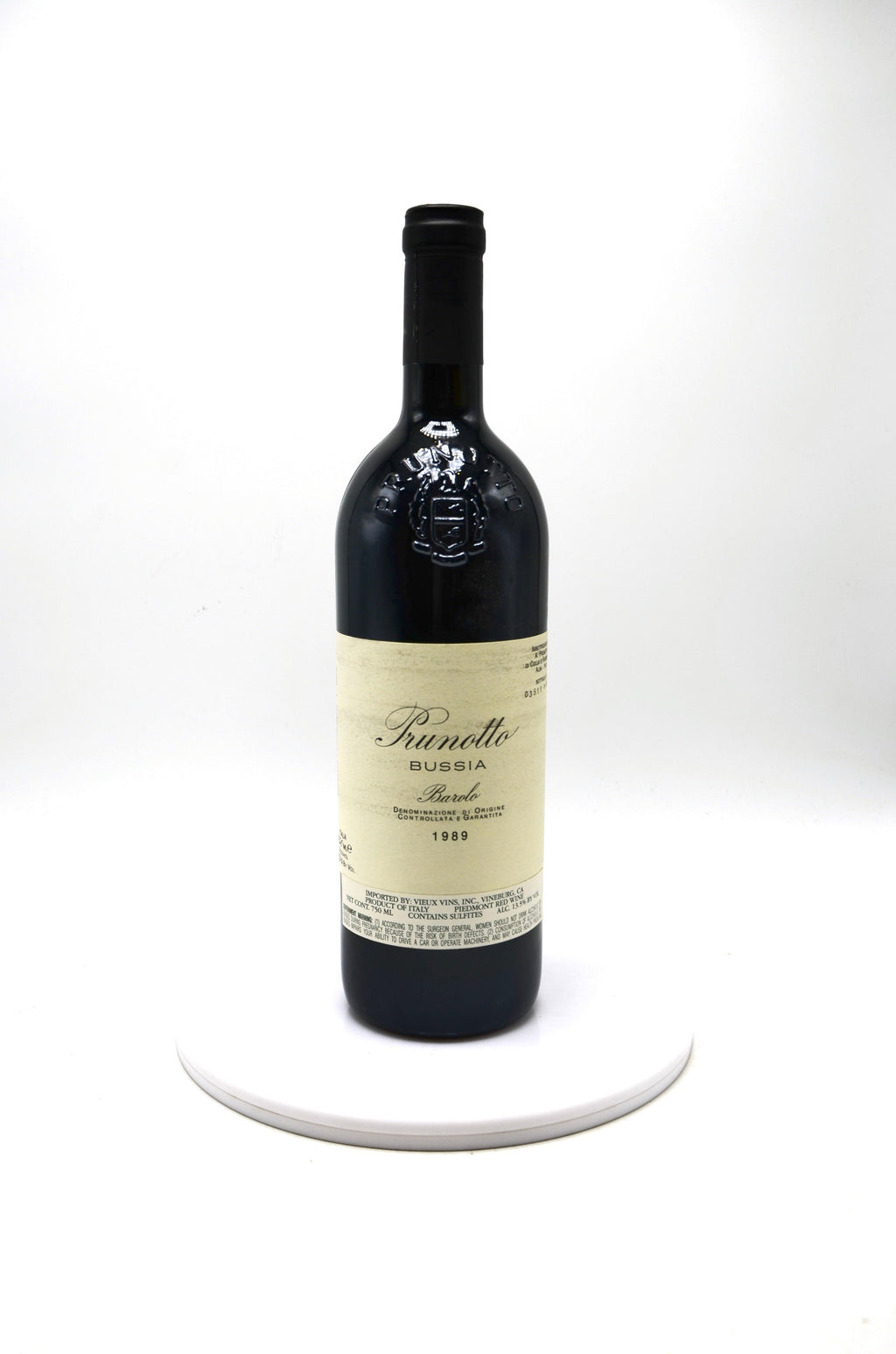 1989 Prunotto Barolo, Bussia