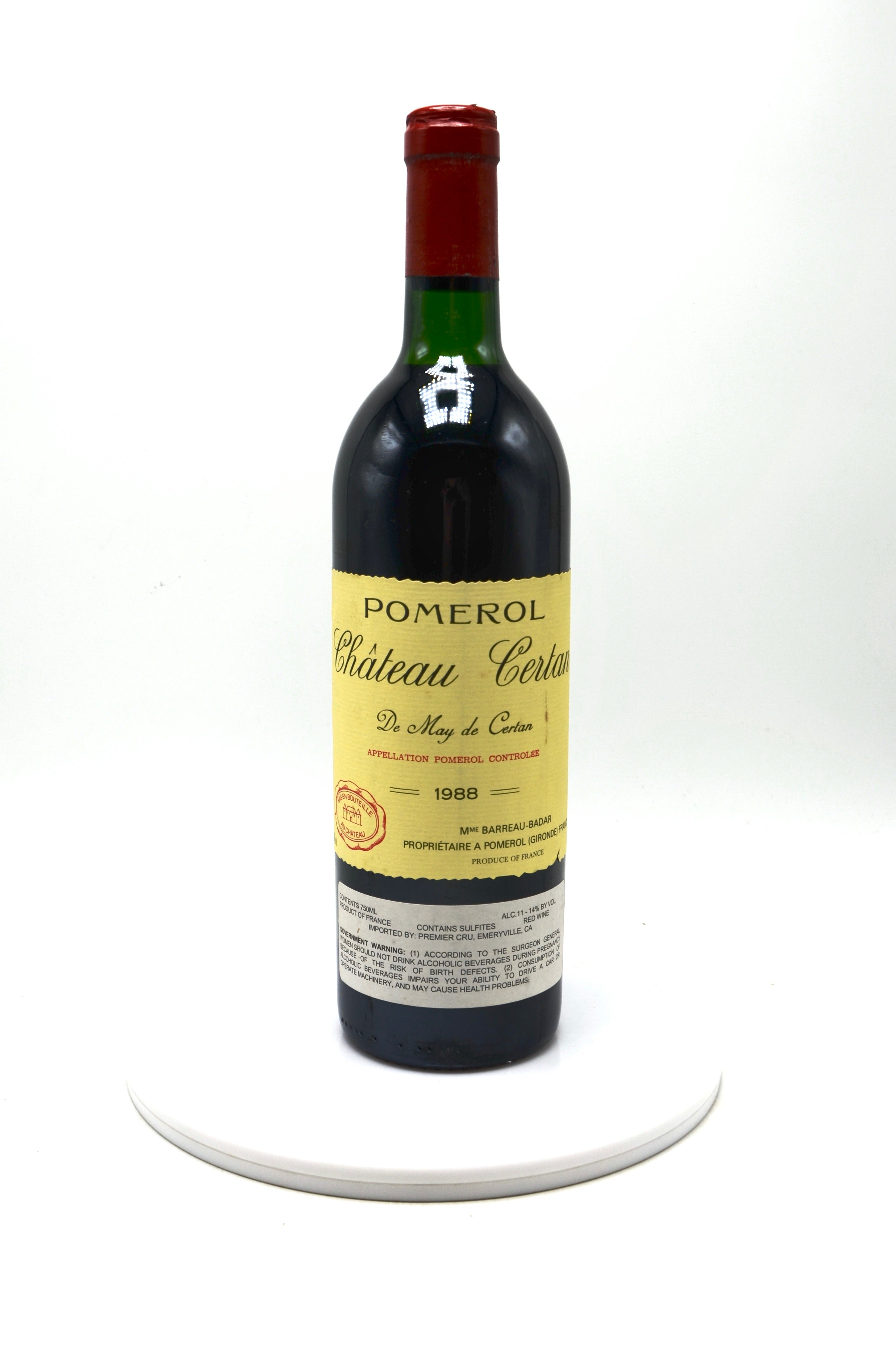 1988 Château Certan de May, Pomerol