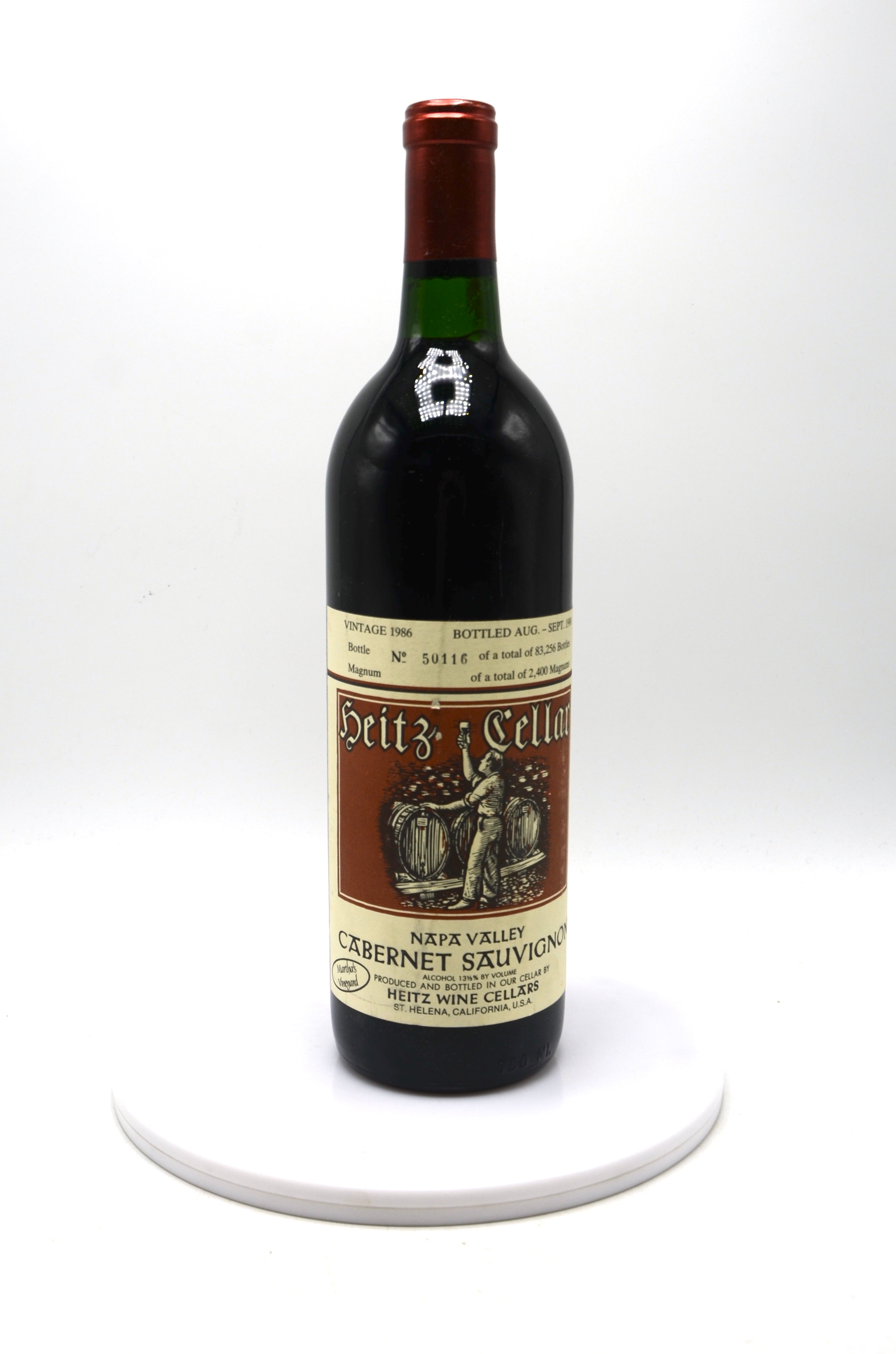 1986 Heitz Cellars Cabernet Sauvignon, Martha's Vineyard, Napa Valley