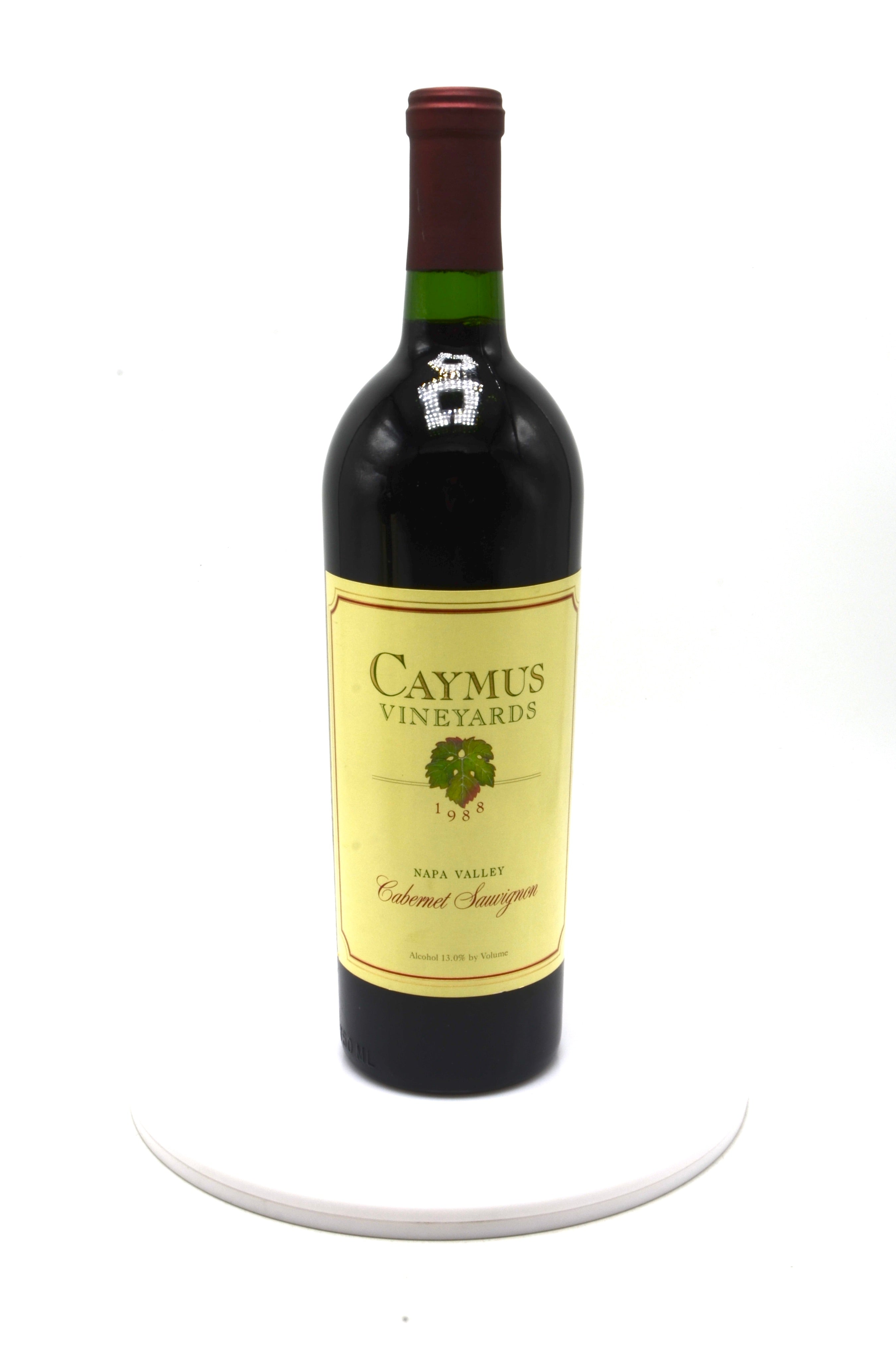 1988 Caymus Cabernet Sauvignon, Rutherford, Napa Valley