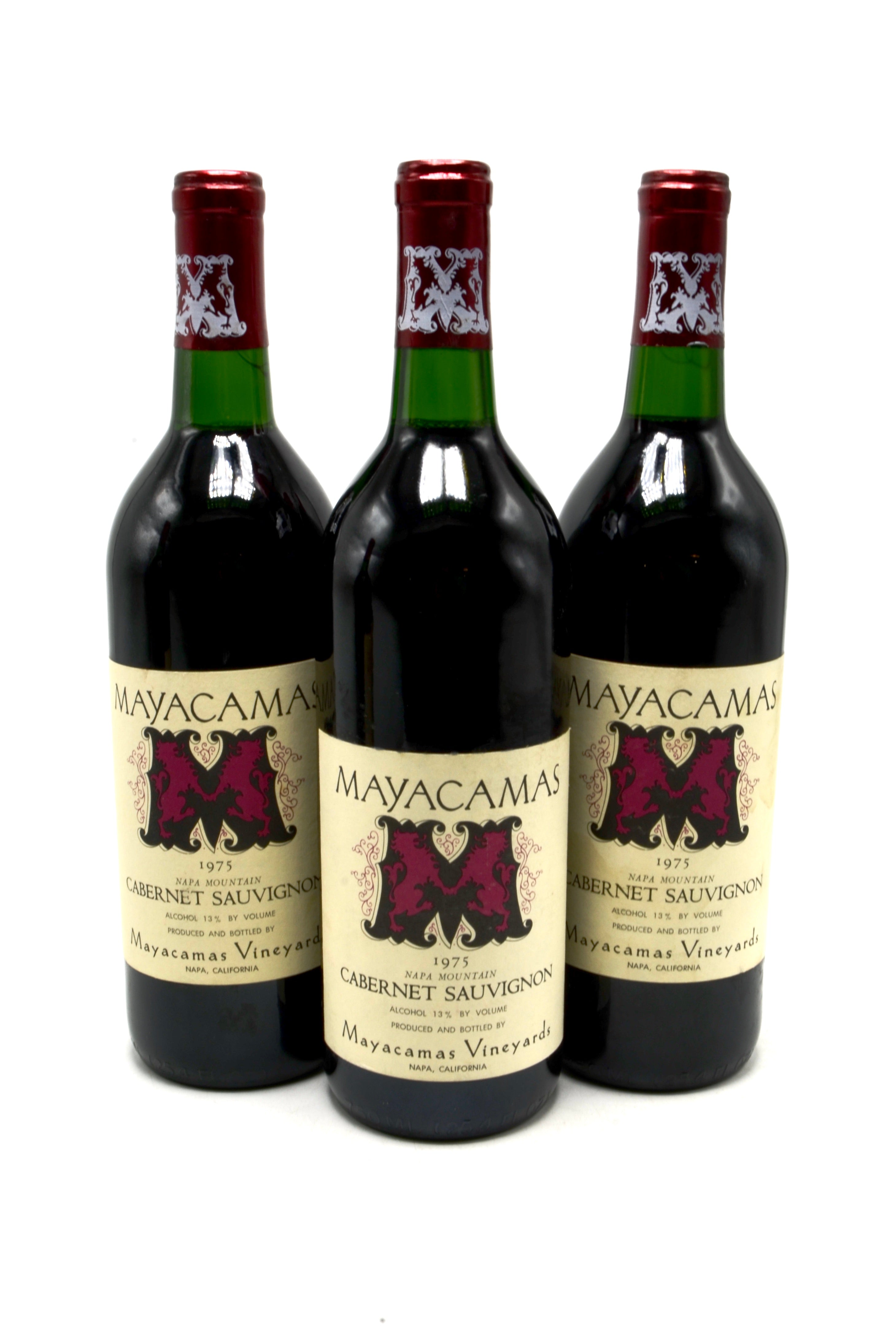 1975 Mayacamas Cabernet Sauvignon, Napa Mountain