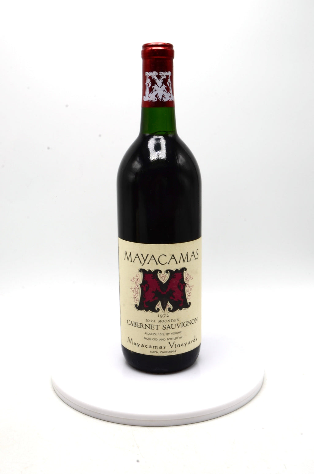 1972 Mayacamas Cabernet Sauvignon, Napa Mountain