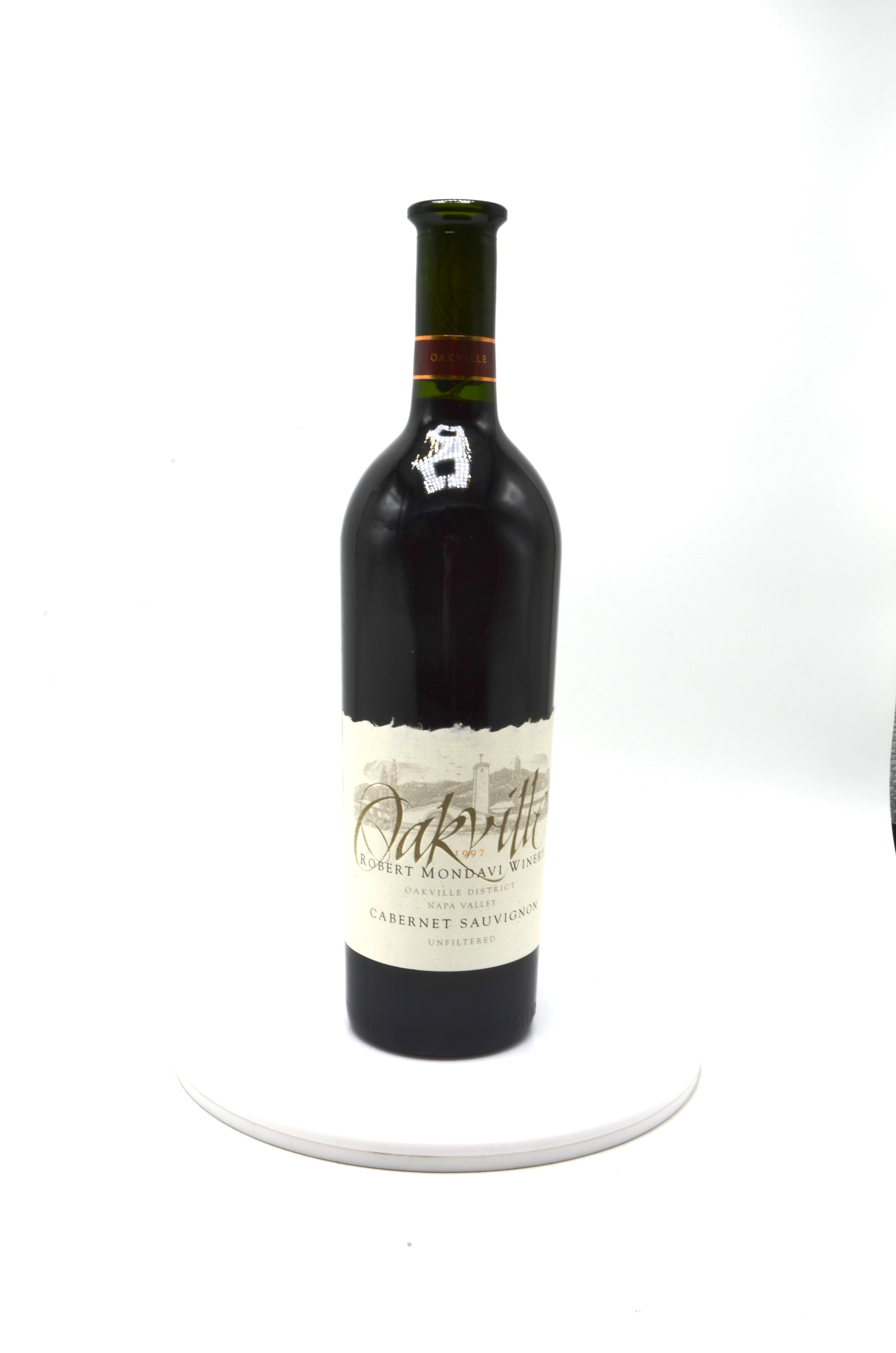 1997 Robert Mondavi Unfiltered Cabernet Sauvignon, Oakville District, Napa Valley