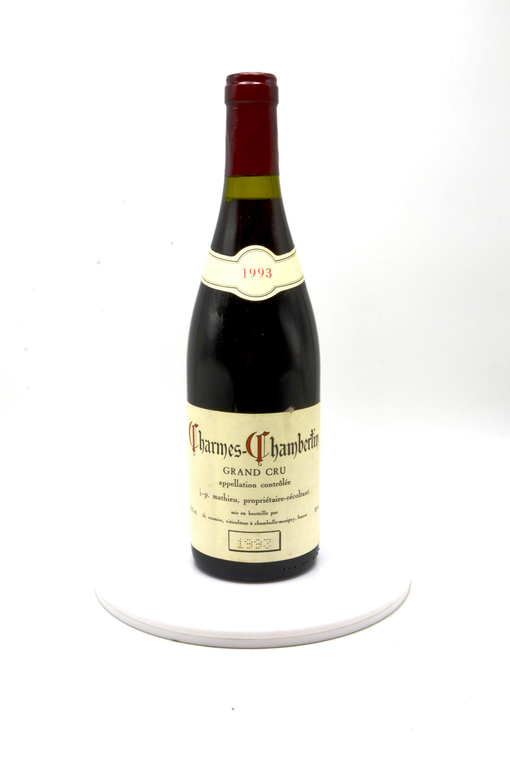 1993 Domaine Jean-Pierre Mathieu Charmes-Chambertin, Grand Cru