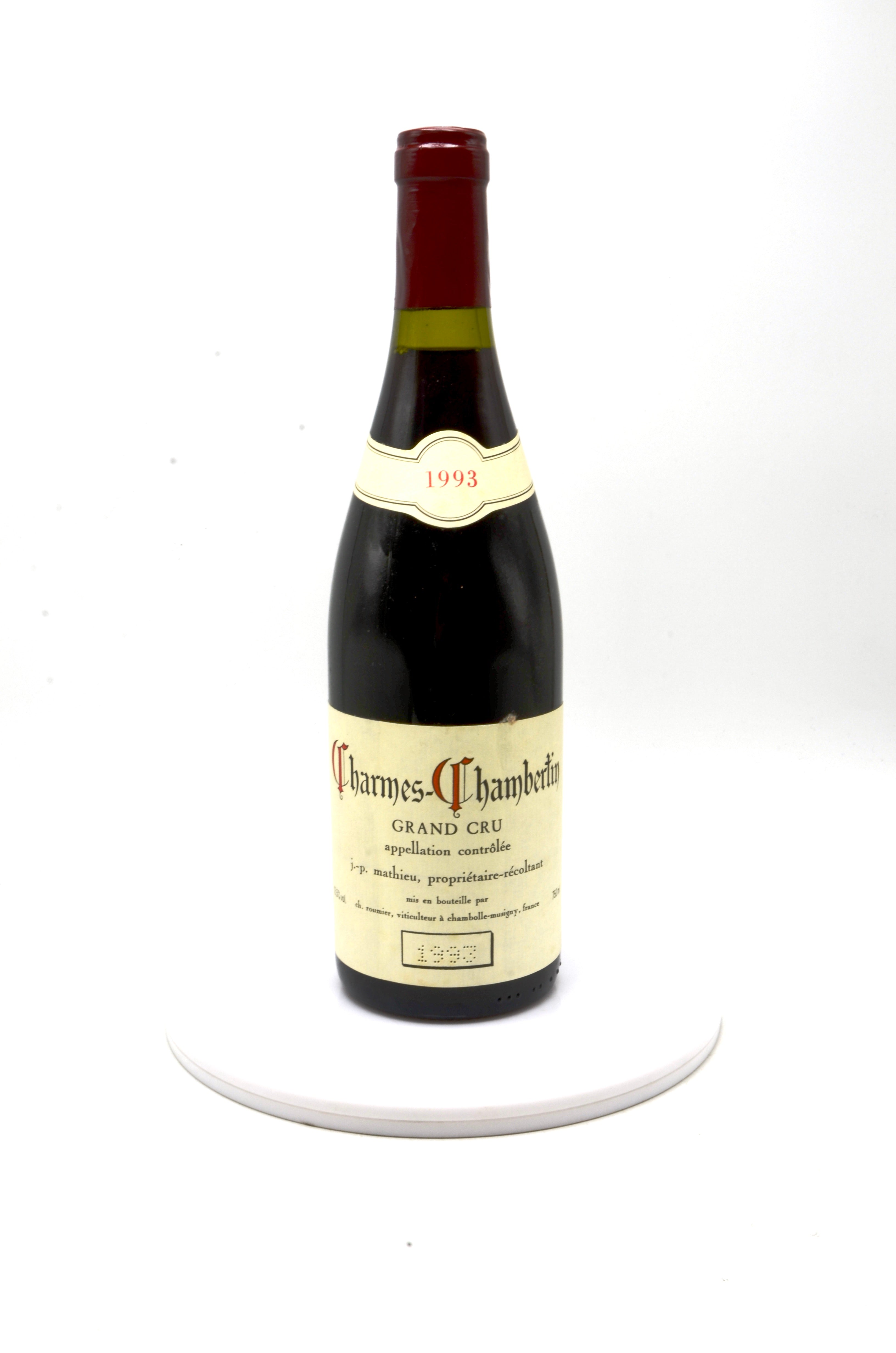 1993 Domaine Jean-Pierre Mathieu Charmes-Chambertin, Grand Cru