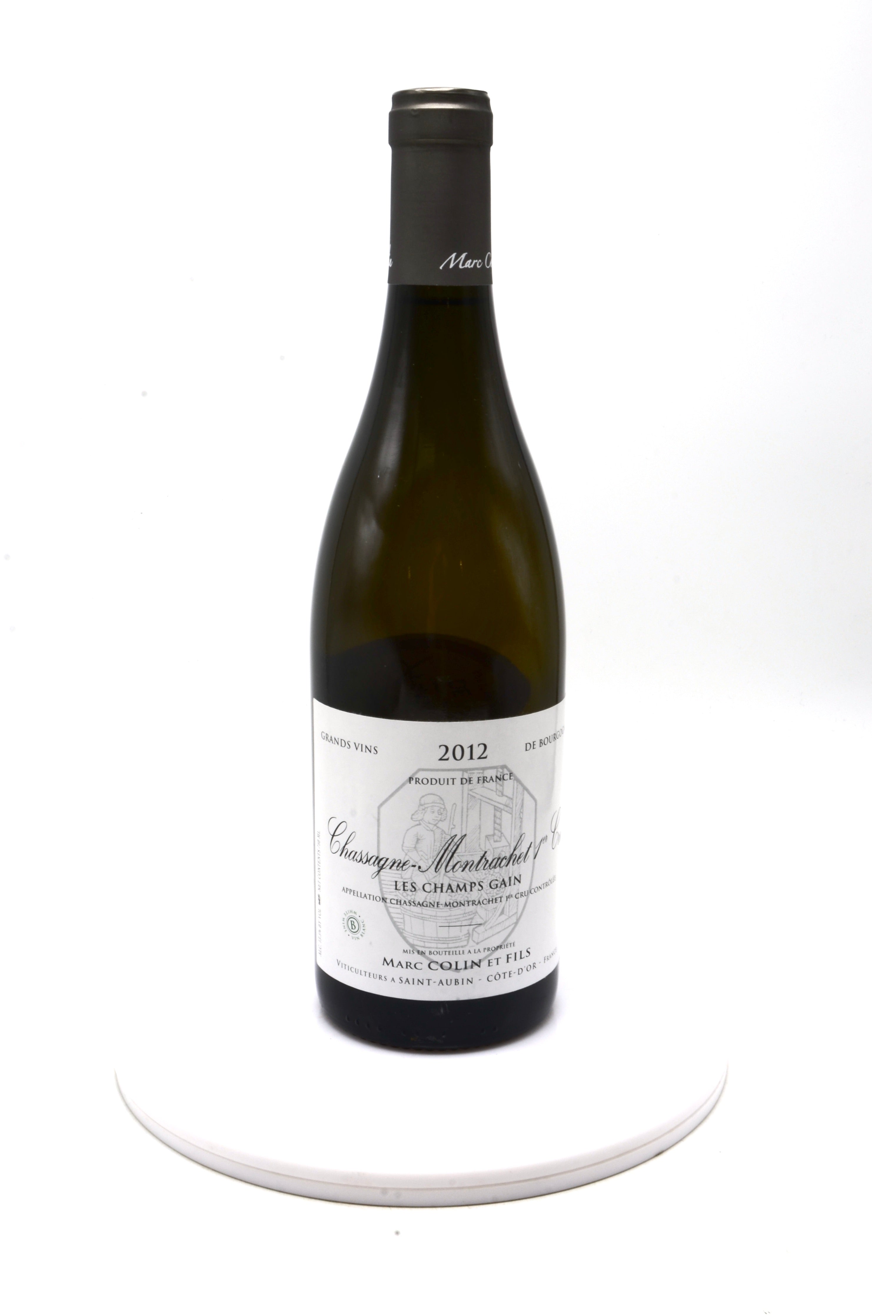 2012 Domaine Marc Colin et Fils Chassagne-Montrachet, Les Champs Gain, Premier Cru