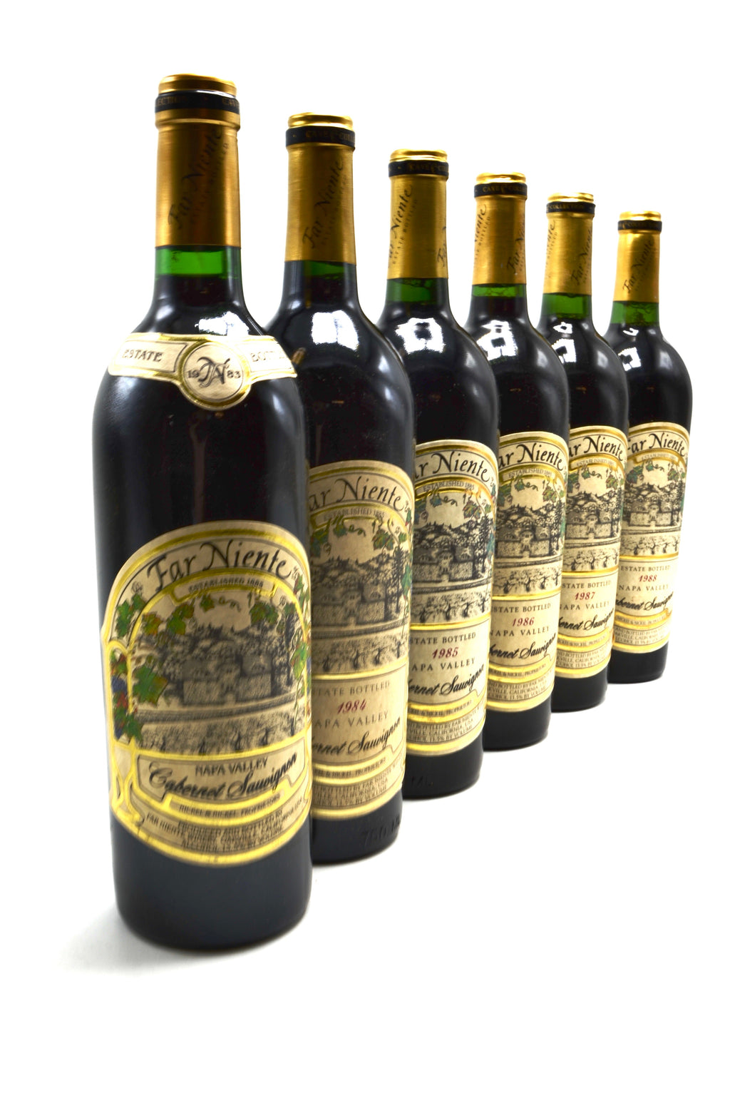 1983-1988 Far Niente Cave Collection Cabernet Sauvignon, Oakville, Napa Valley [Vertical]