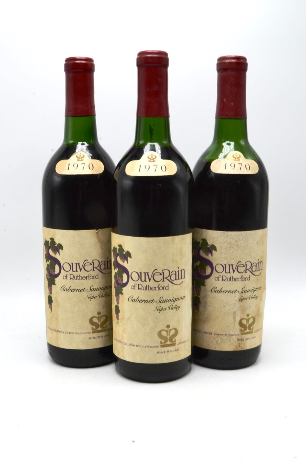 1970 Souverain Cabernet Sauvignon, Rutherford, Napa Valley