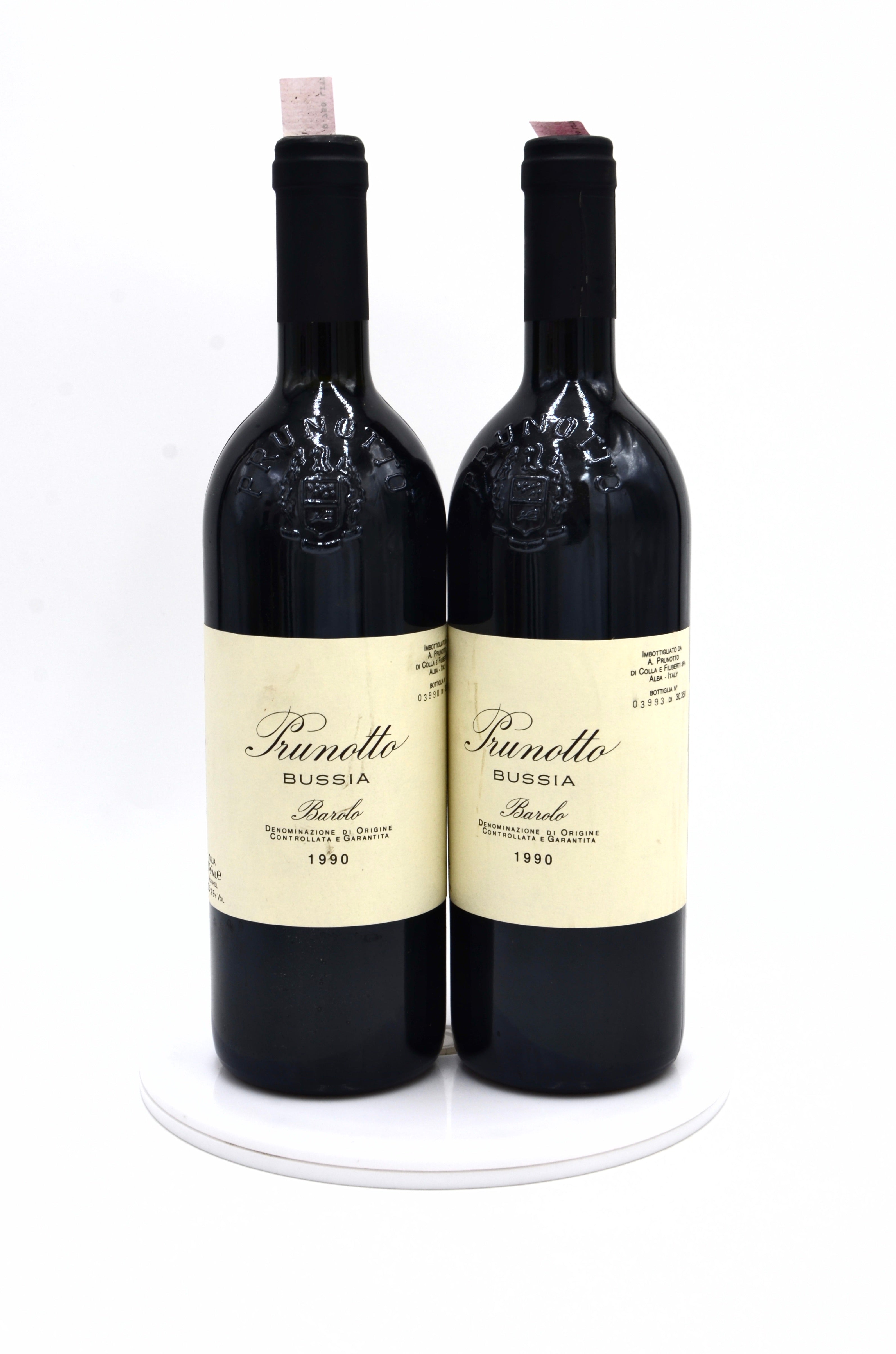 1990 Prunotto Barolo Bussia