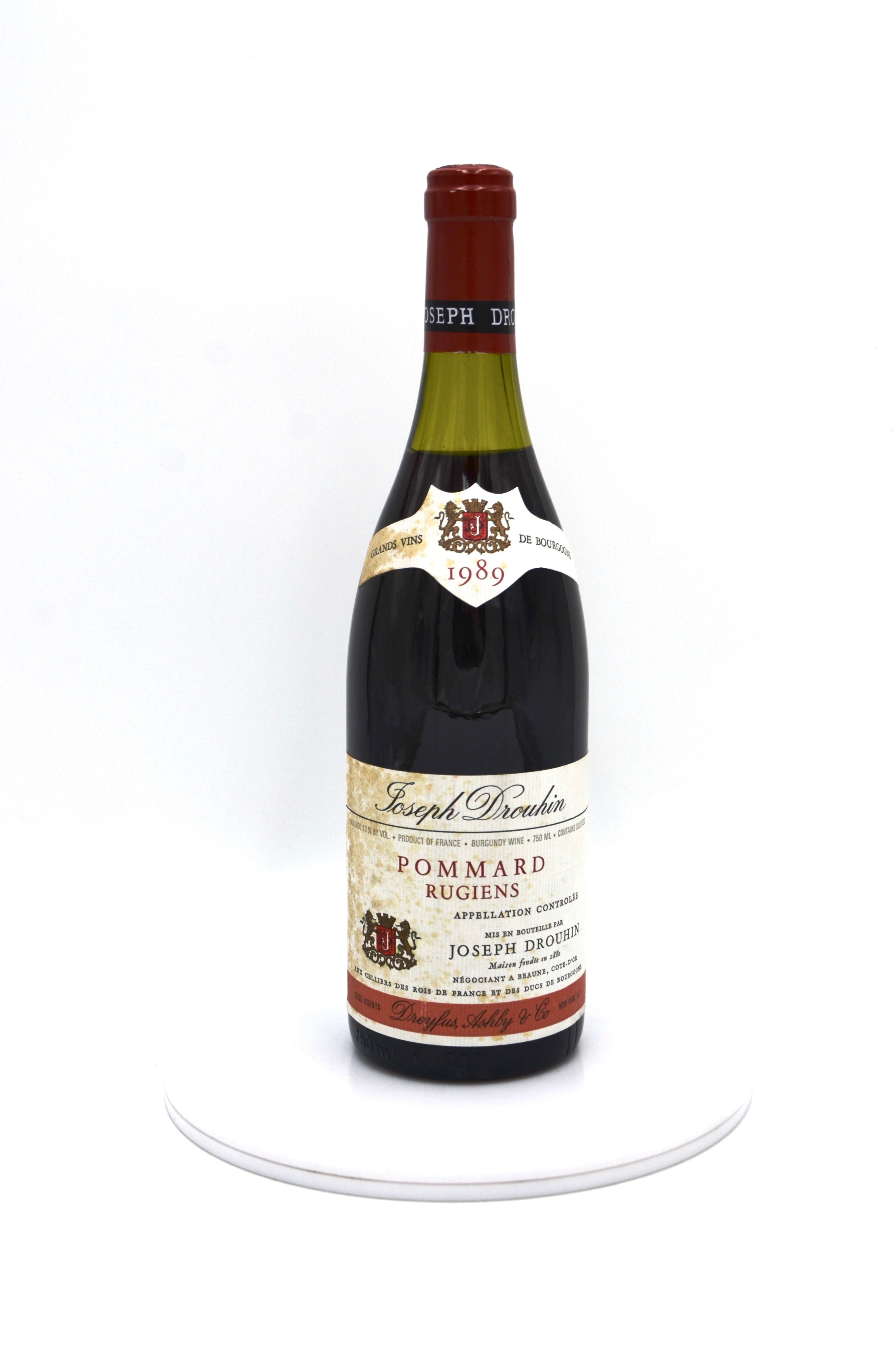 1989 Joseph Drouhin Pommard, Les Rugiens, Premier Cru