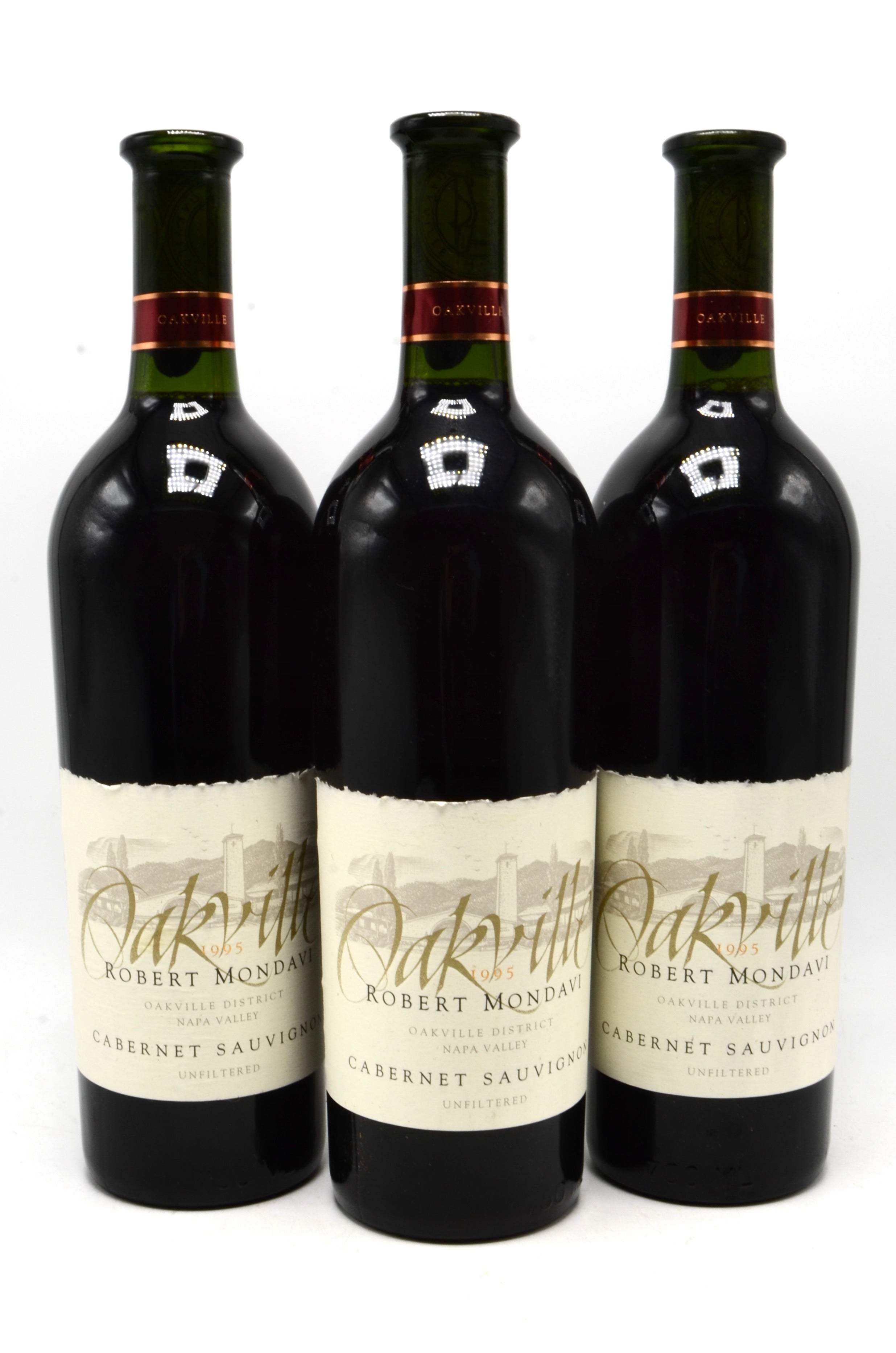 1995 Robert Mondavi Cabernet Sauvignon Unfiltered, Oakville District, Napa Valley