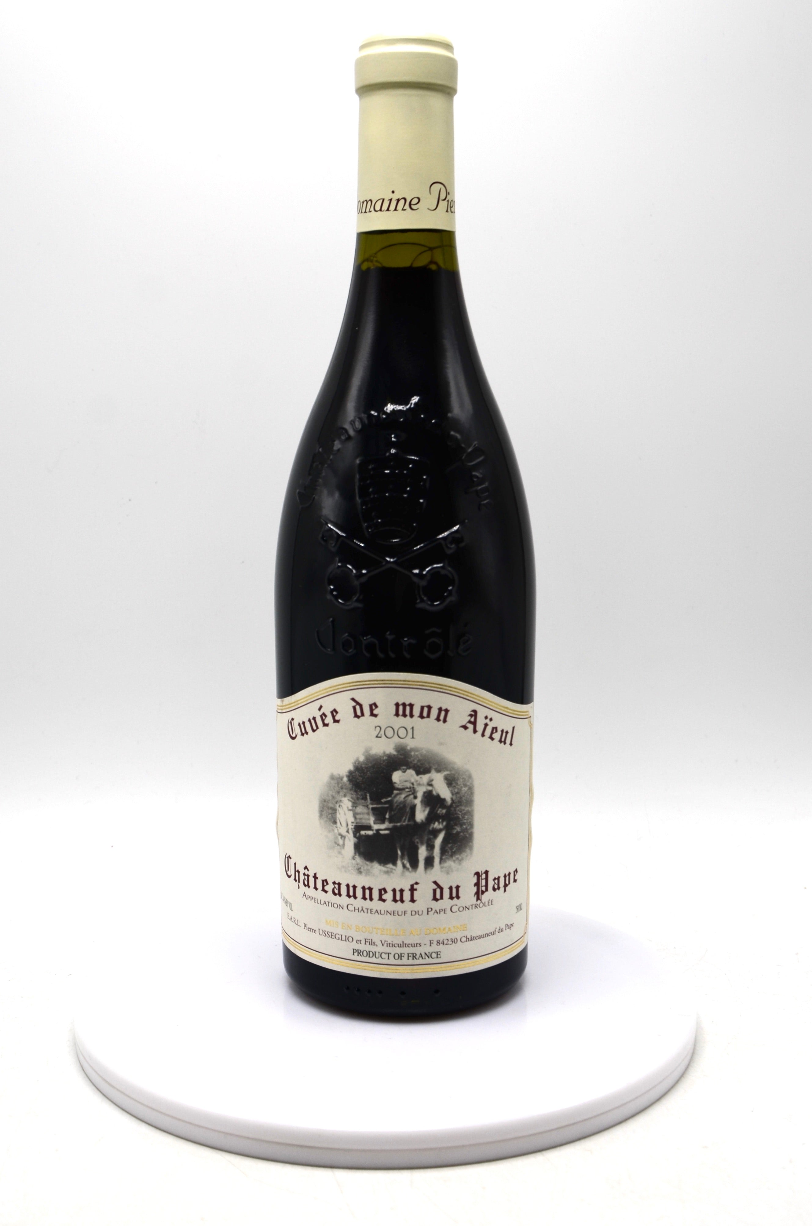 2001 Domaine Pierre Usseglio & Fils Chateauneuf du Pape, Cuvee de Mon Aieul