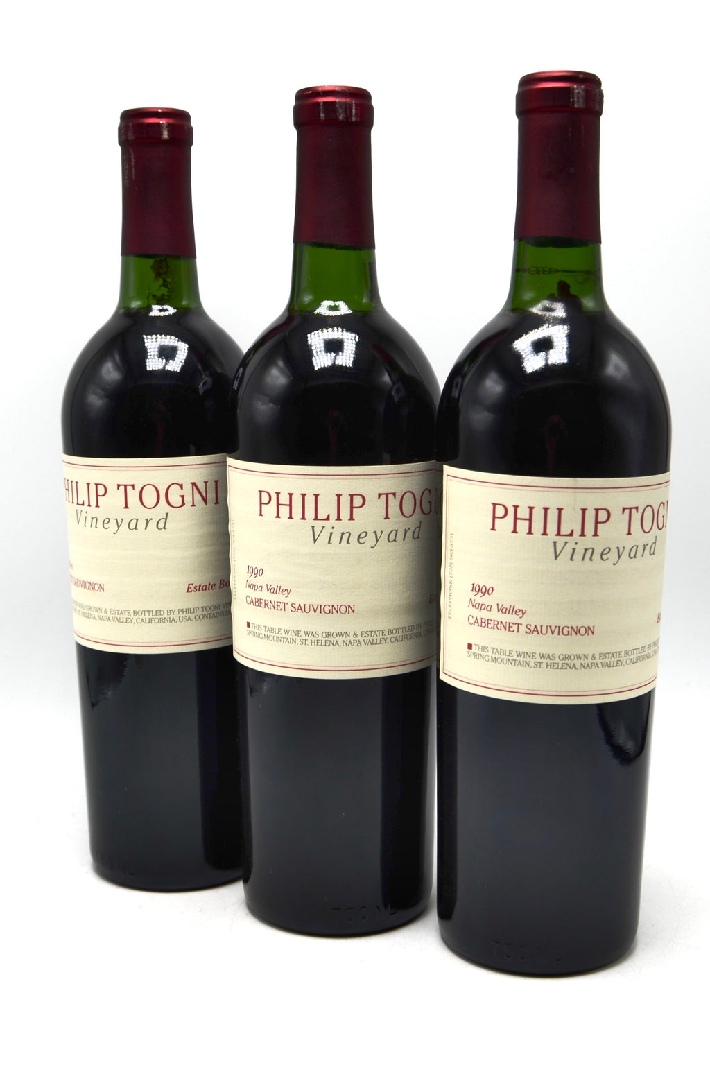 1990 Philip Togni Vineyard Estate Cabernet Sauvignon, Napa Valley