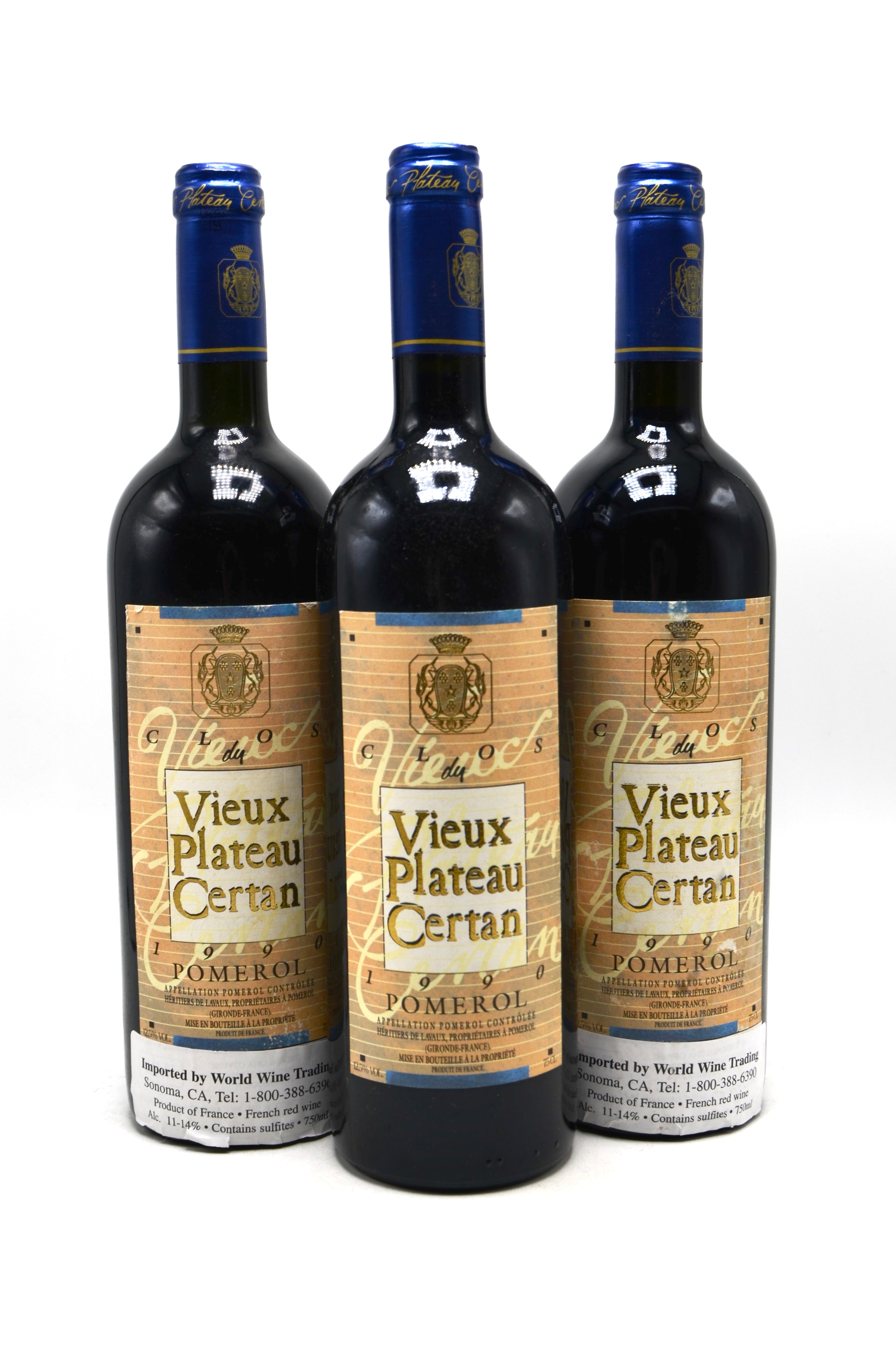 1990 Clos du Vieux Plateau Certan, Pomerol