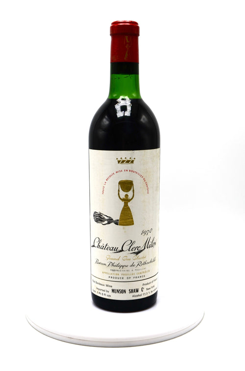 1970 Château Clerc Milon, Pauillac