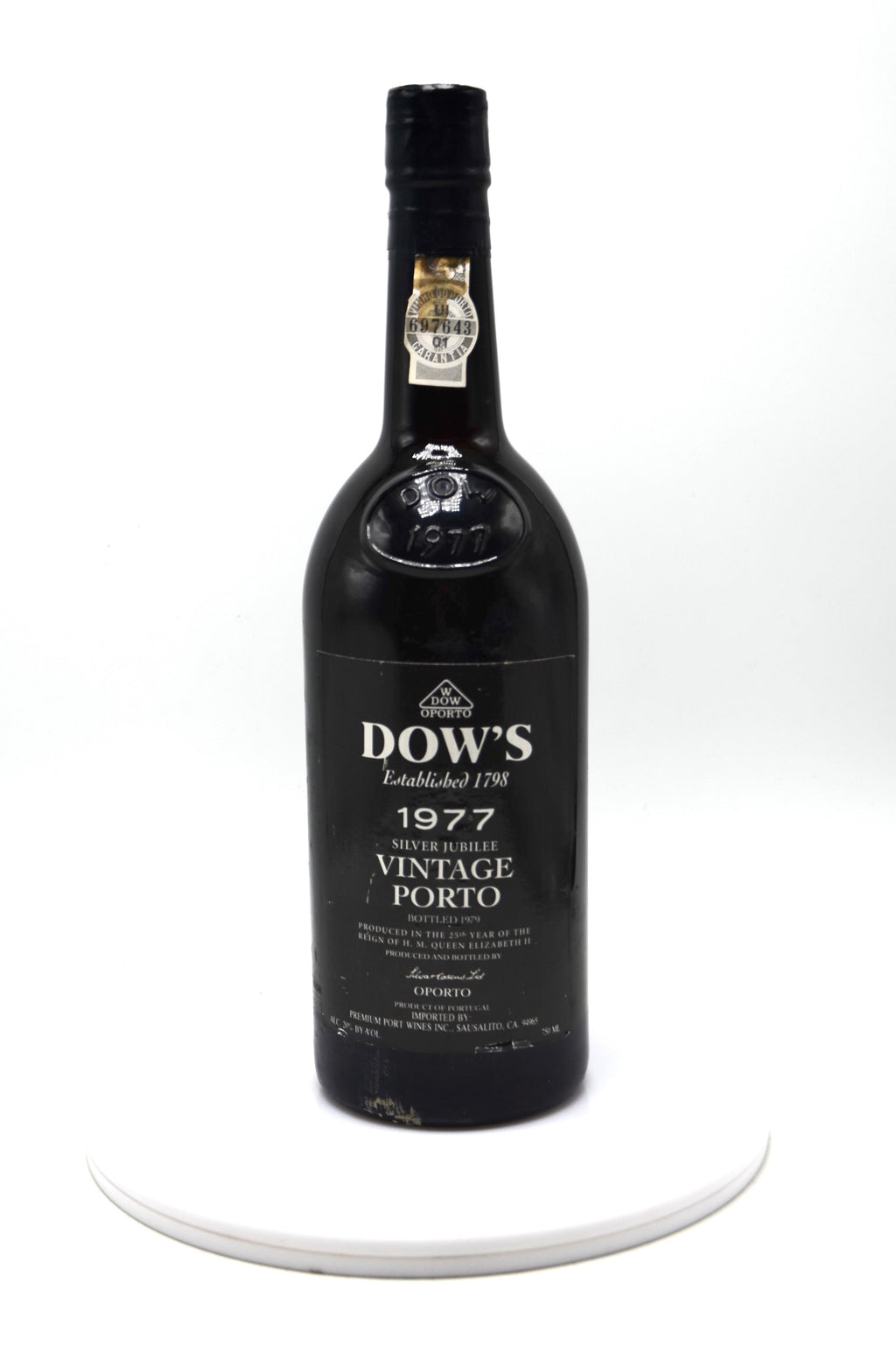 1977 Dow's Silver Jubilee Vintage Port