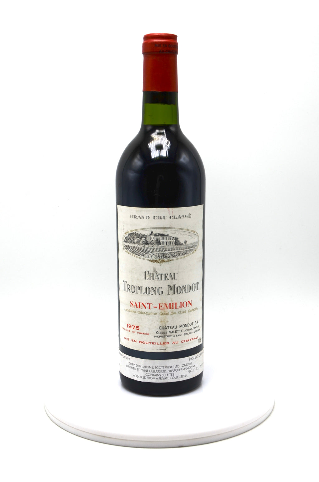 1975 Château Troplong Mondot, St. Emilion