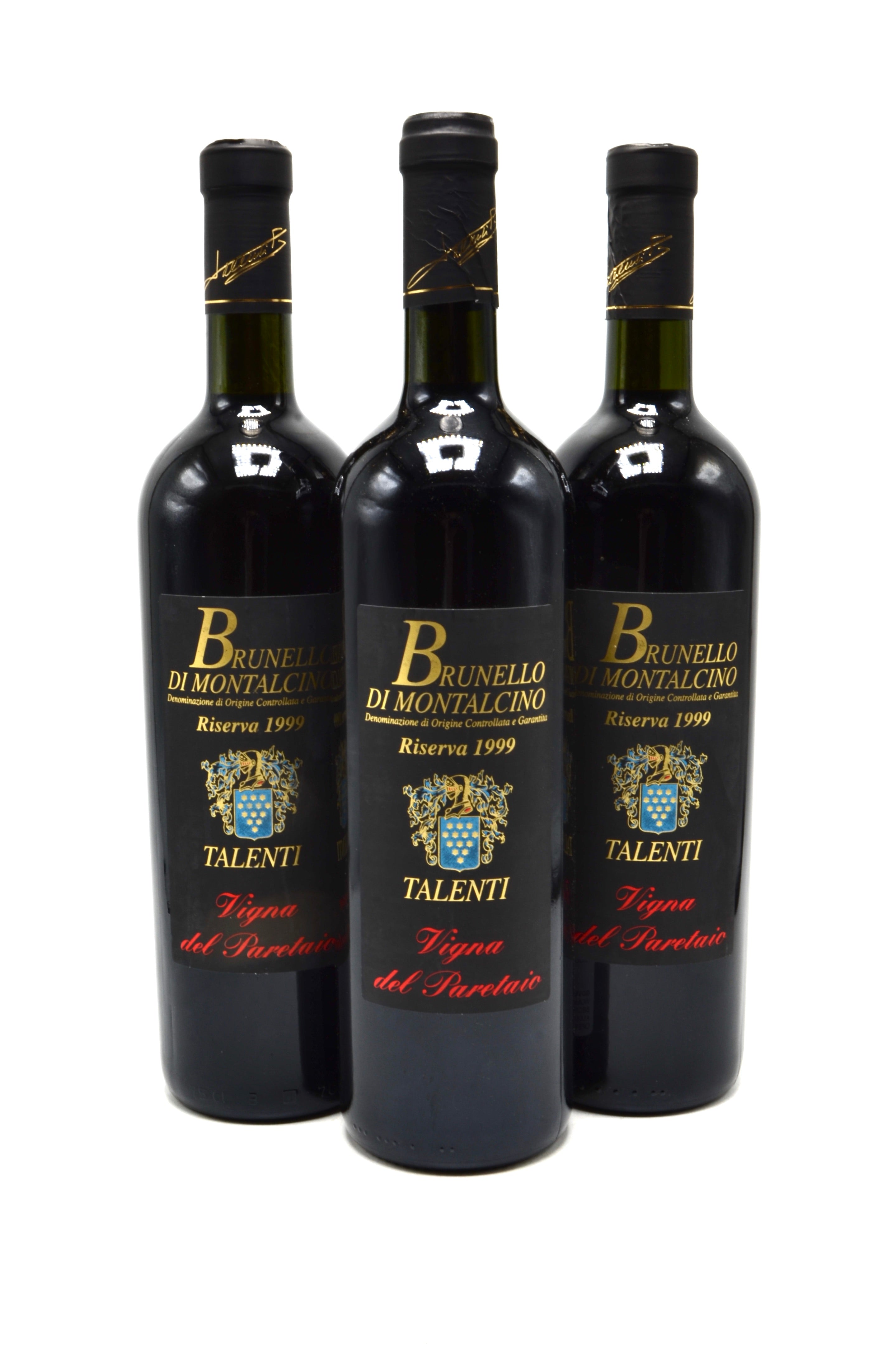 1999 Talenti Brunello di Montalcino, Vigna del Paretaio Riserva