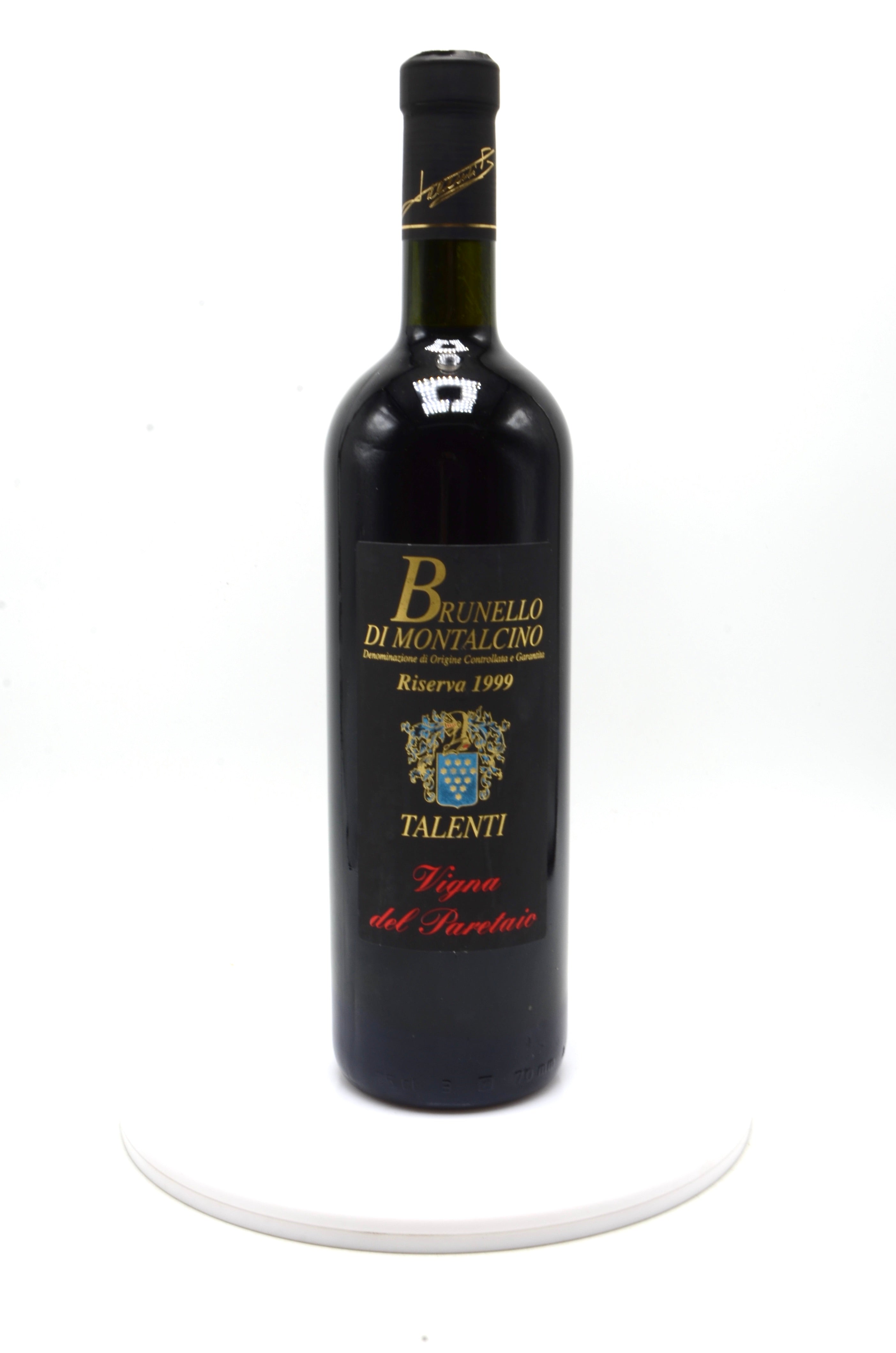 1999 Talenti Brunello di Montalcino, Vigna del Paretaio Riserva