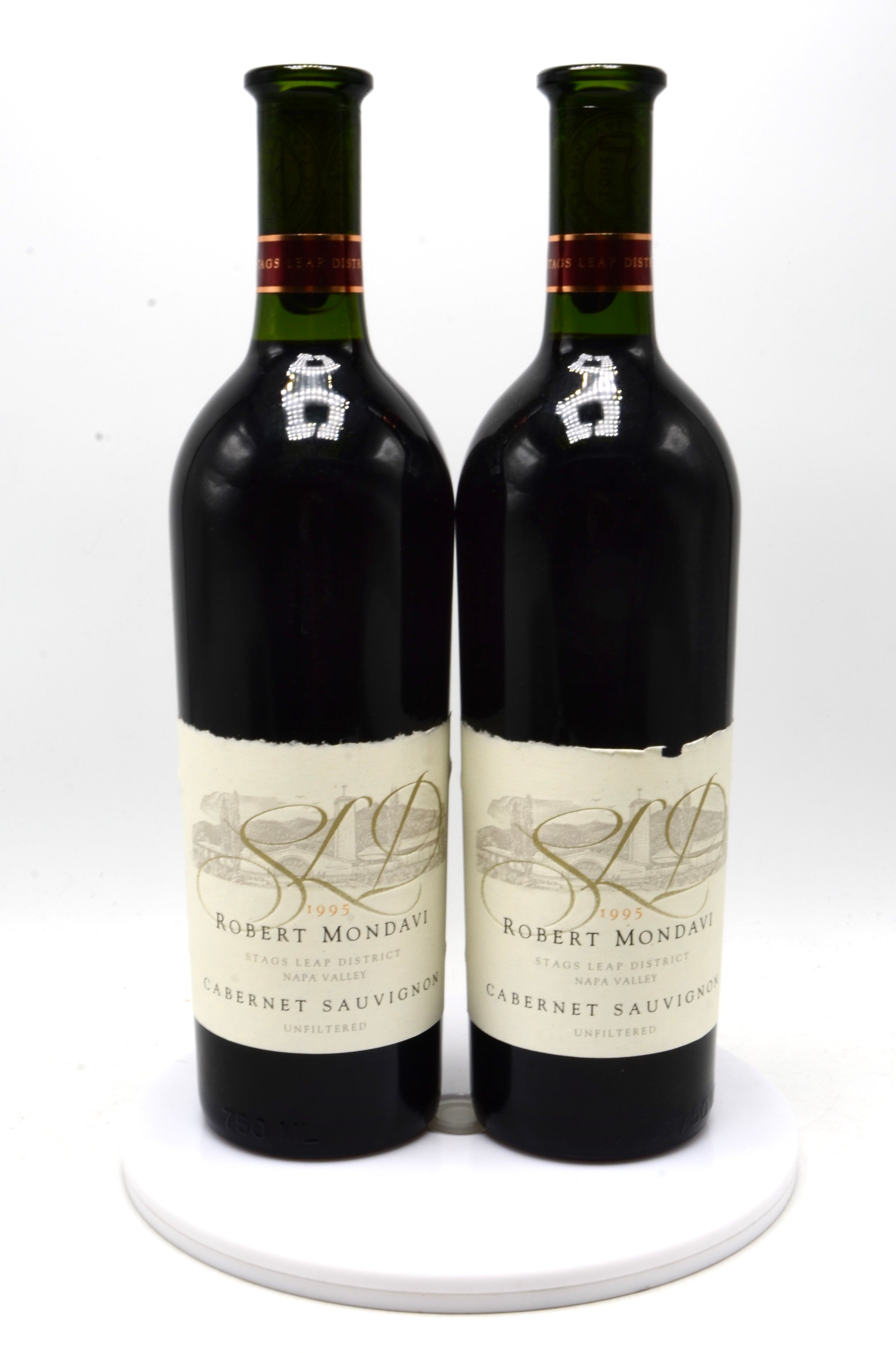 1995 Robert Mondavi Cabernet Sauvignon Unfiltered, Stags Leap District, Napa Valley