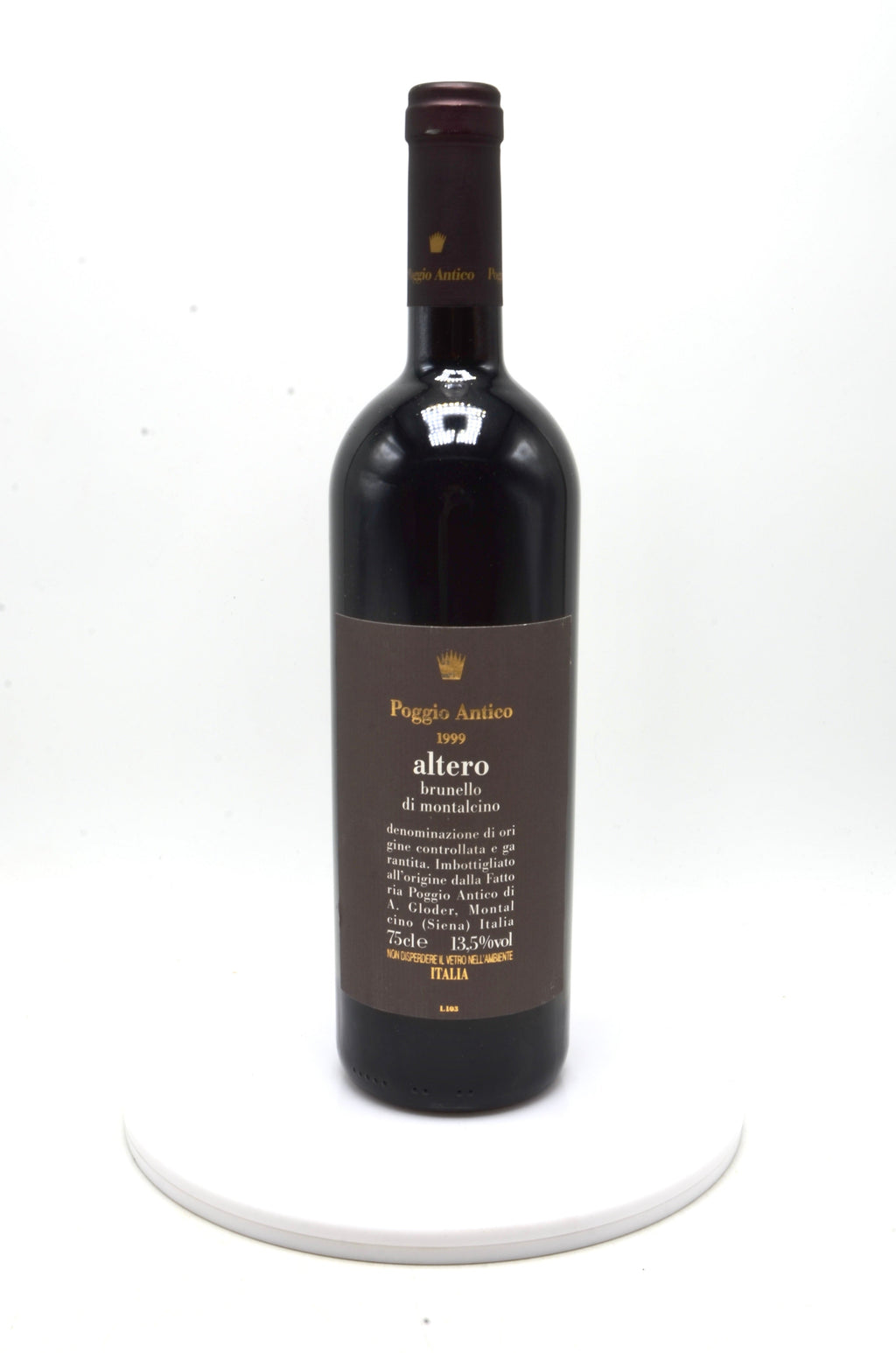 1999 Poggio Antico Brunello di Montalcino, Altero