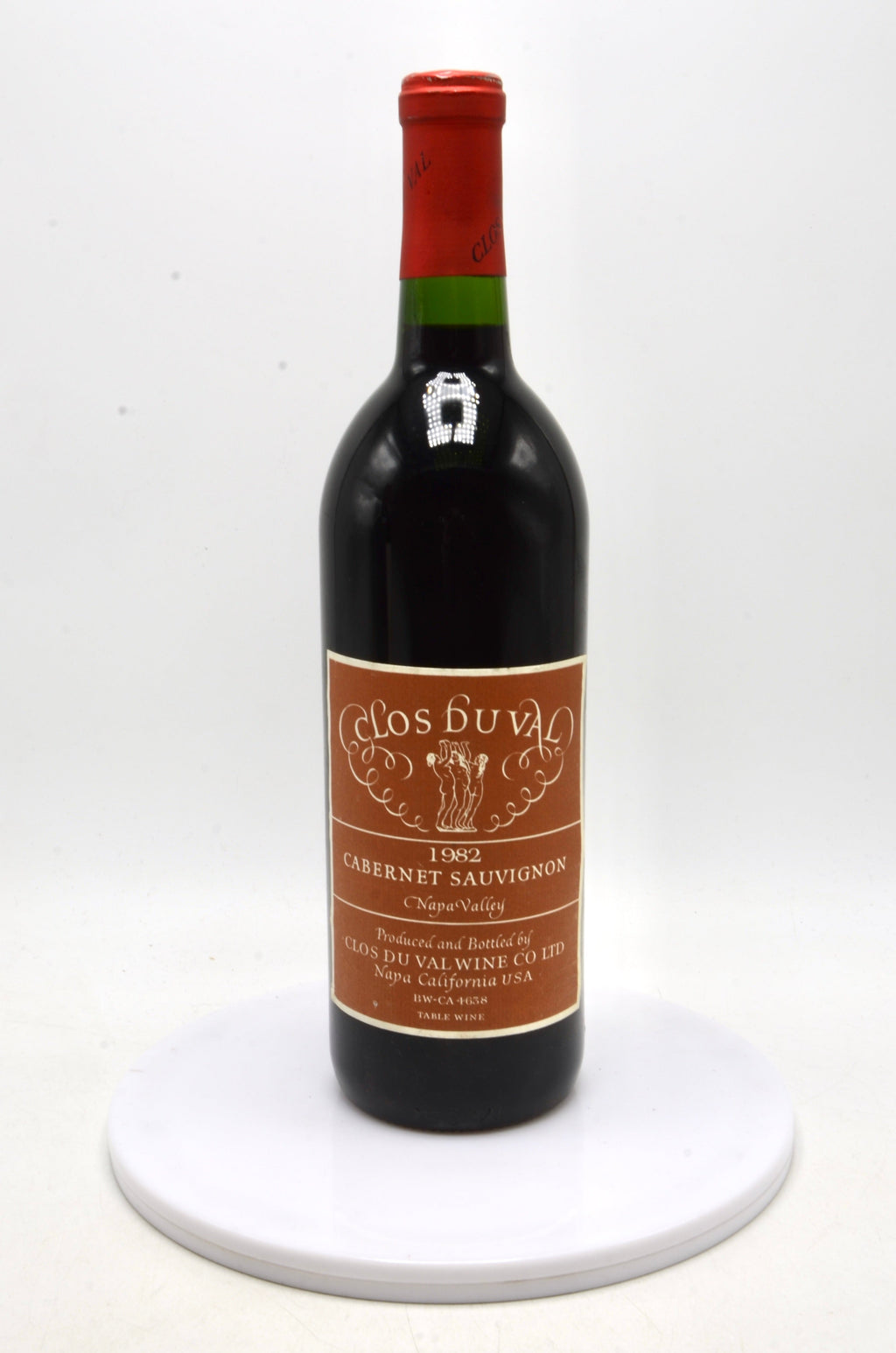1982 Clos du Val Estate Cabernet Sauvignon, Napa Valley