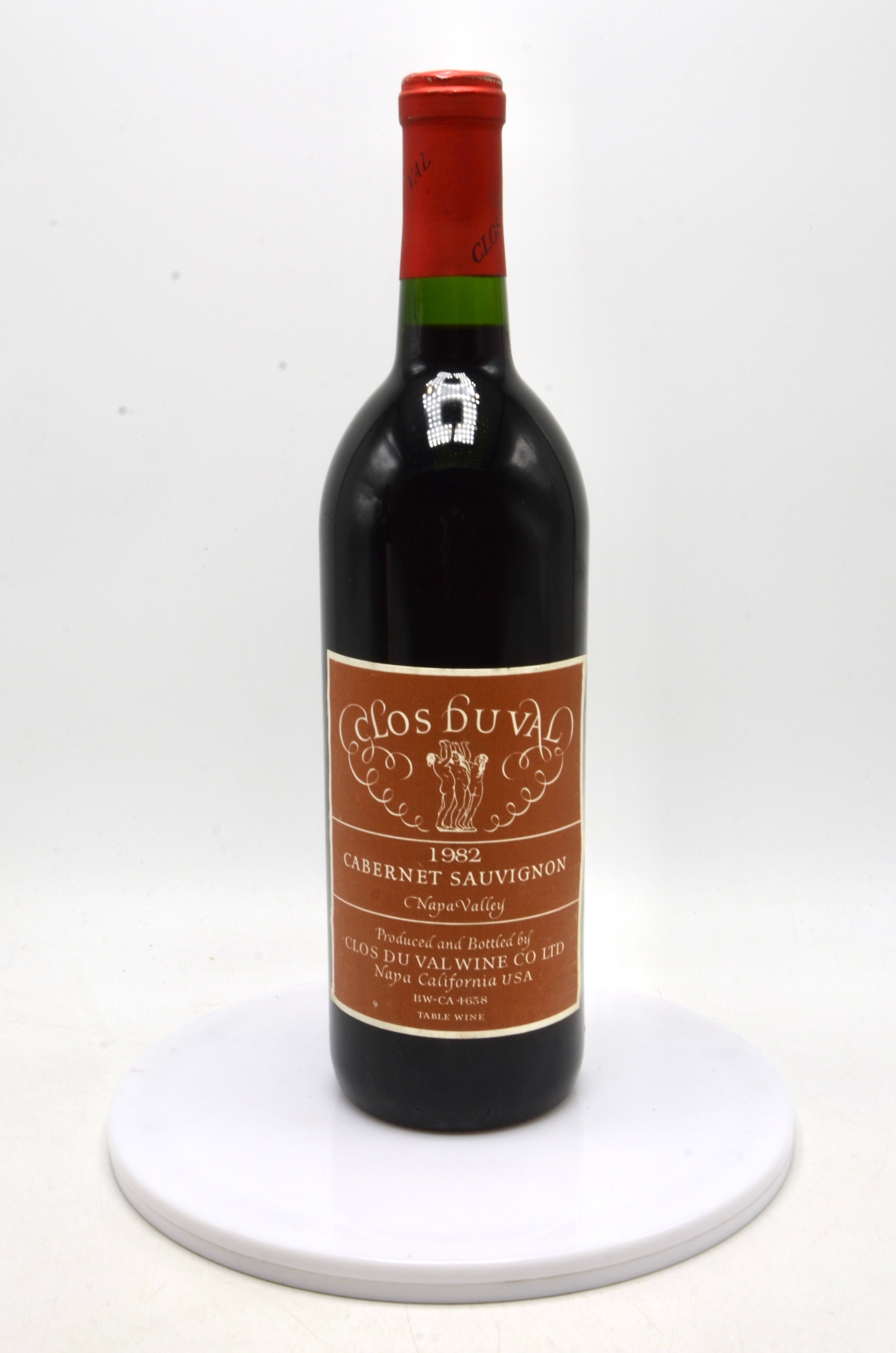1982 Clos du Val Estate Cabernet Sauvignon, Napa Valley