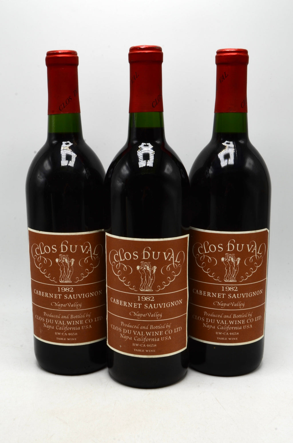 1982 Clos du Val Estate Cabernet Sauvignon, Napa Valley
