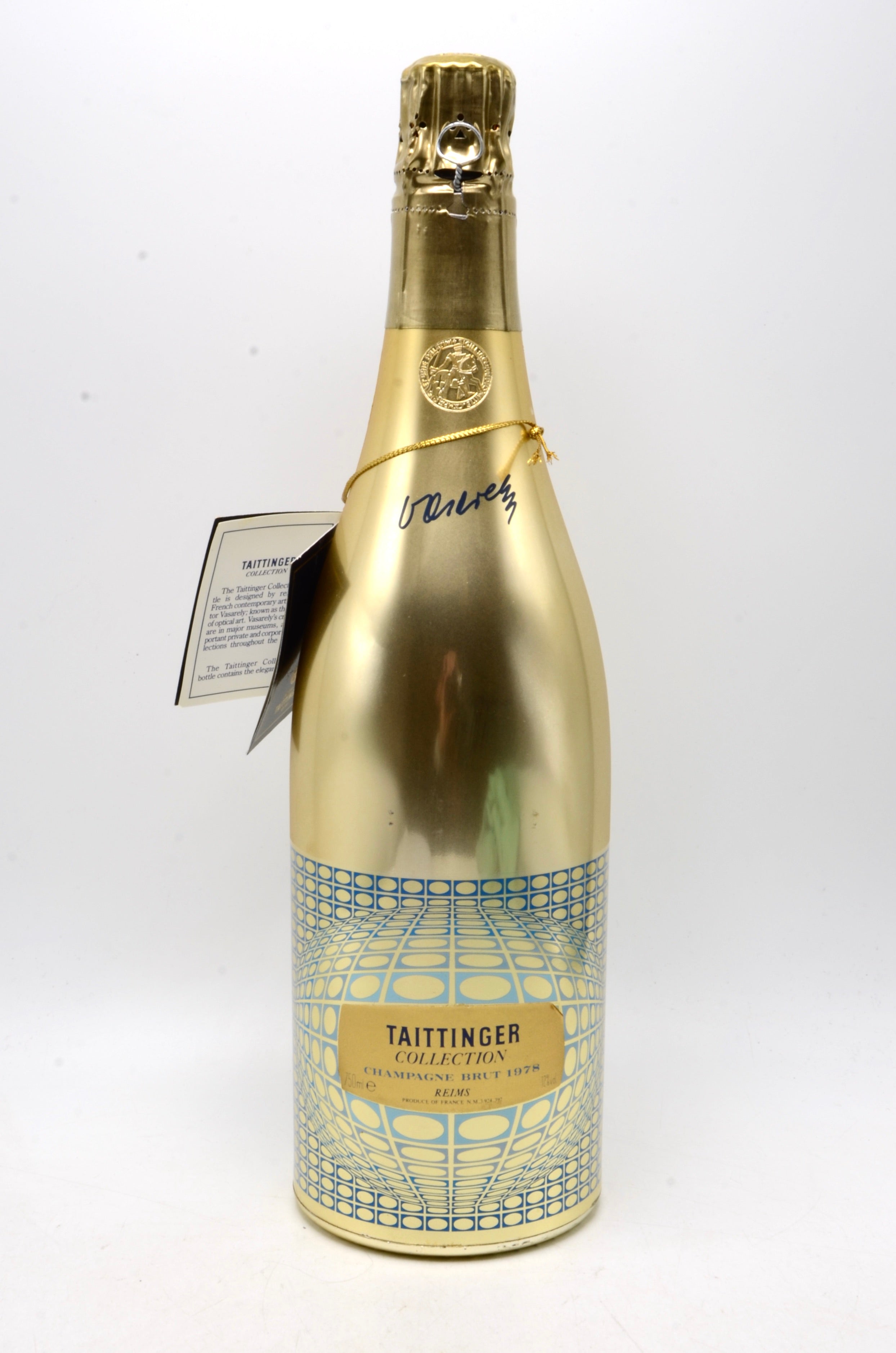 1978 Taittinger Brut Champagne, Artist Collection (Victor Vasarelly)