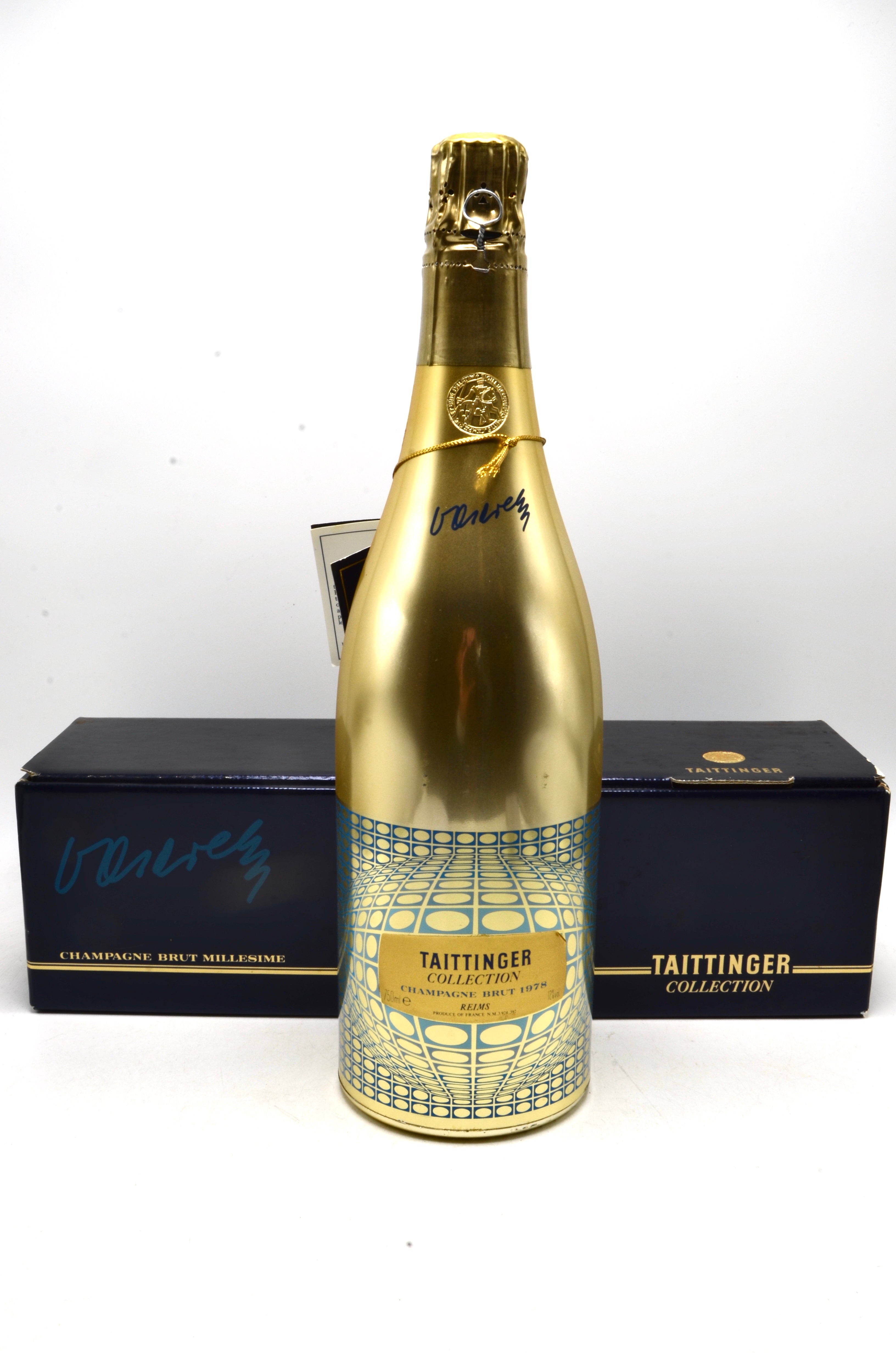 1978 Taittinger Brut Champagne, Artist Collection (Victor Vasarelly)