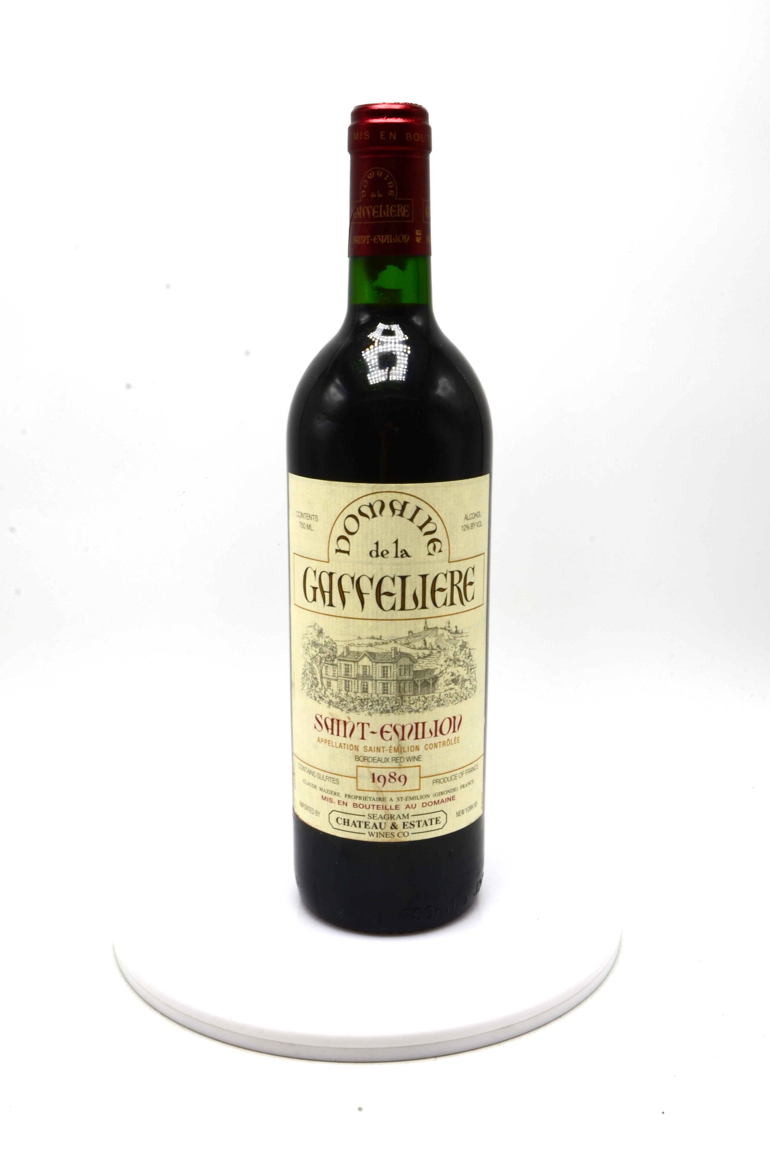 1989 Domaine de la Gaffelière, St. Emilion