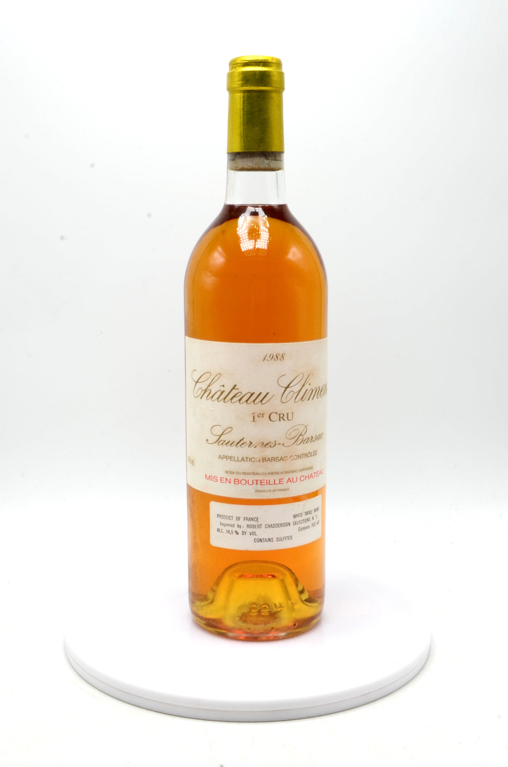 1988 Château Climens, Sauternes-Barsac