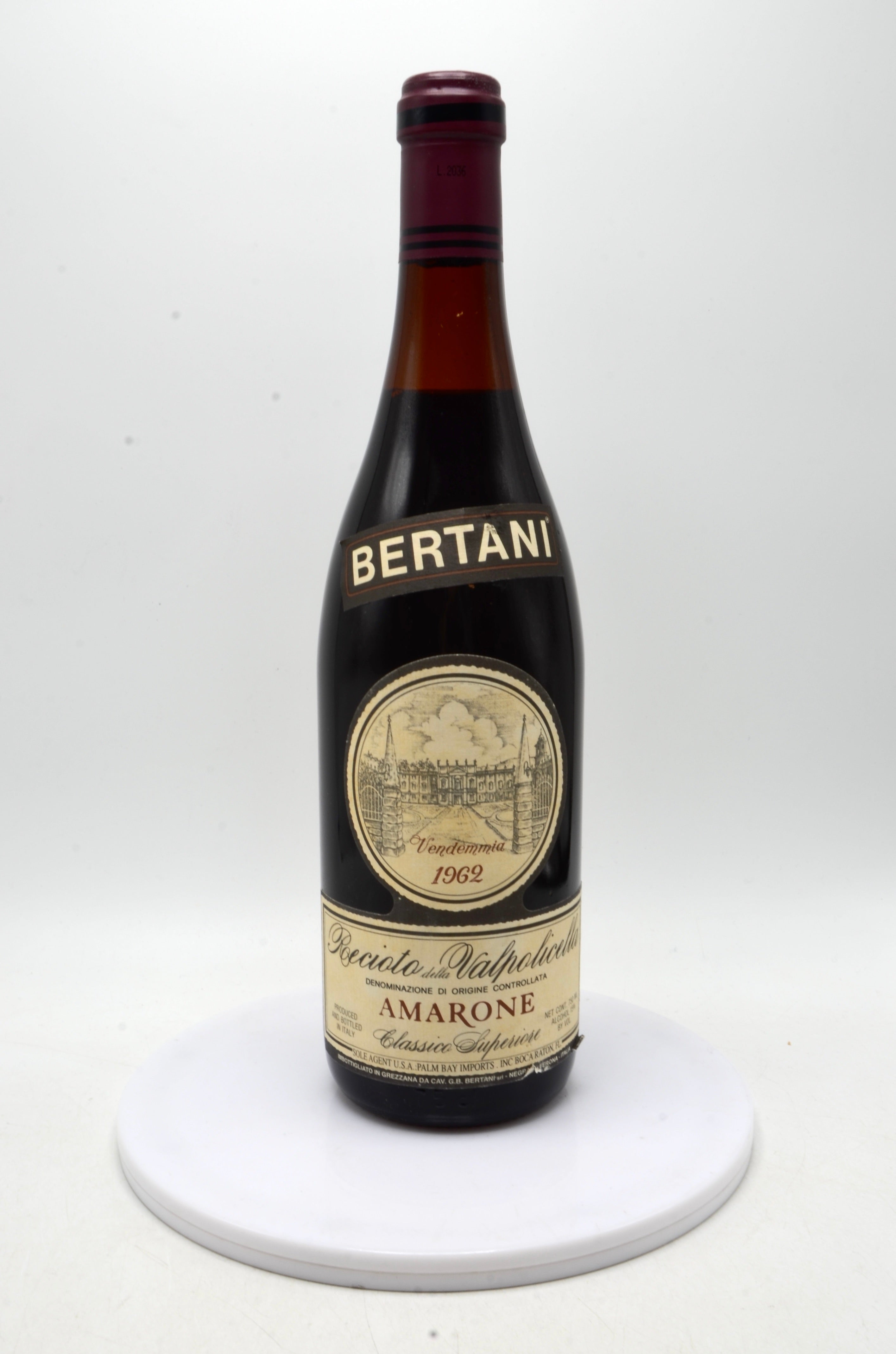 1962 Bertani Amarone della Valpolicella Classico Superiore