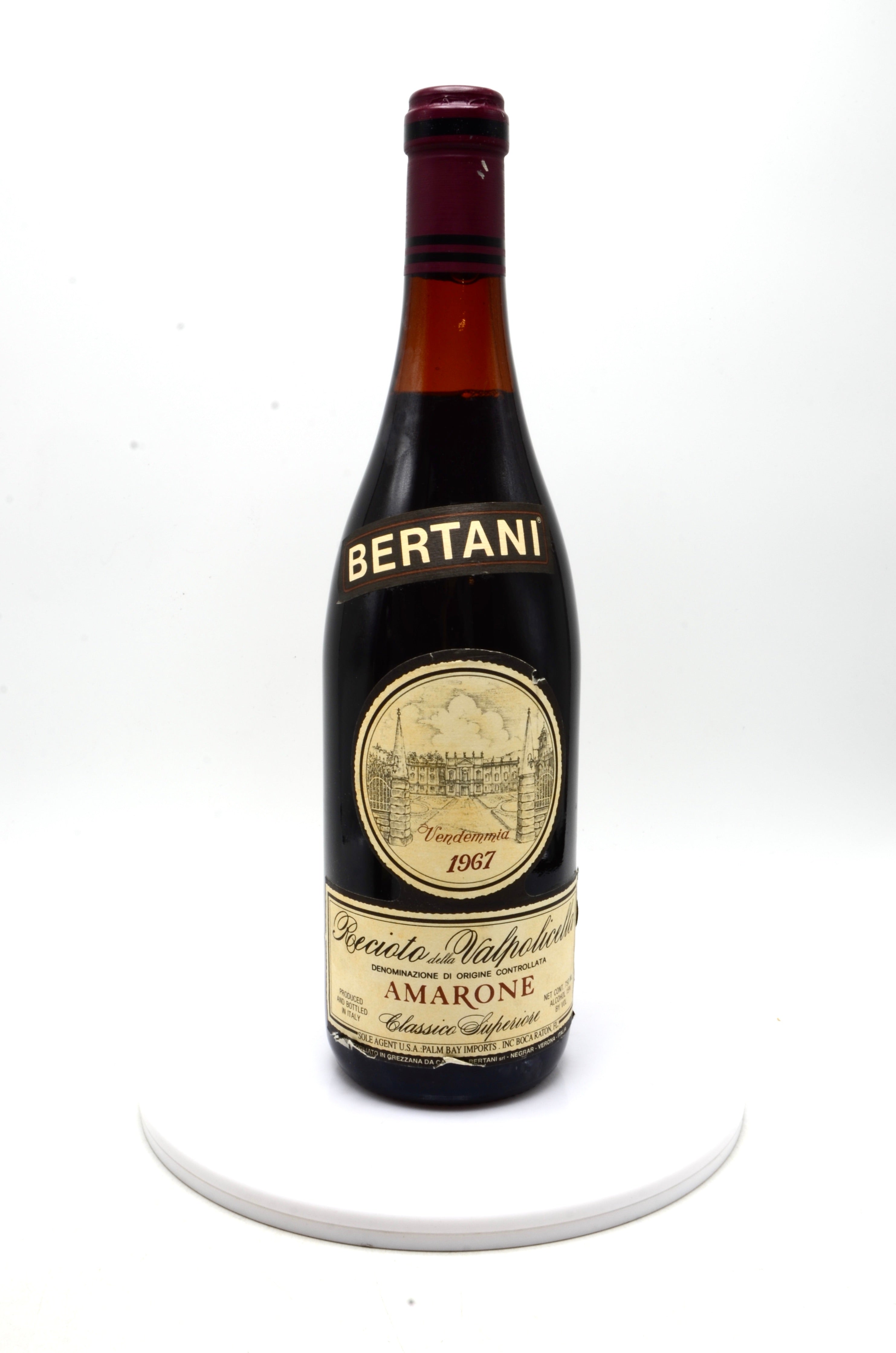 1967 Bertani Amarone della Valpolicella Classico Superiore