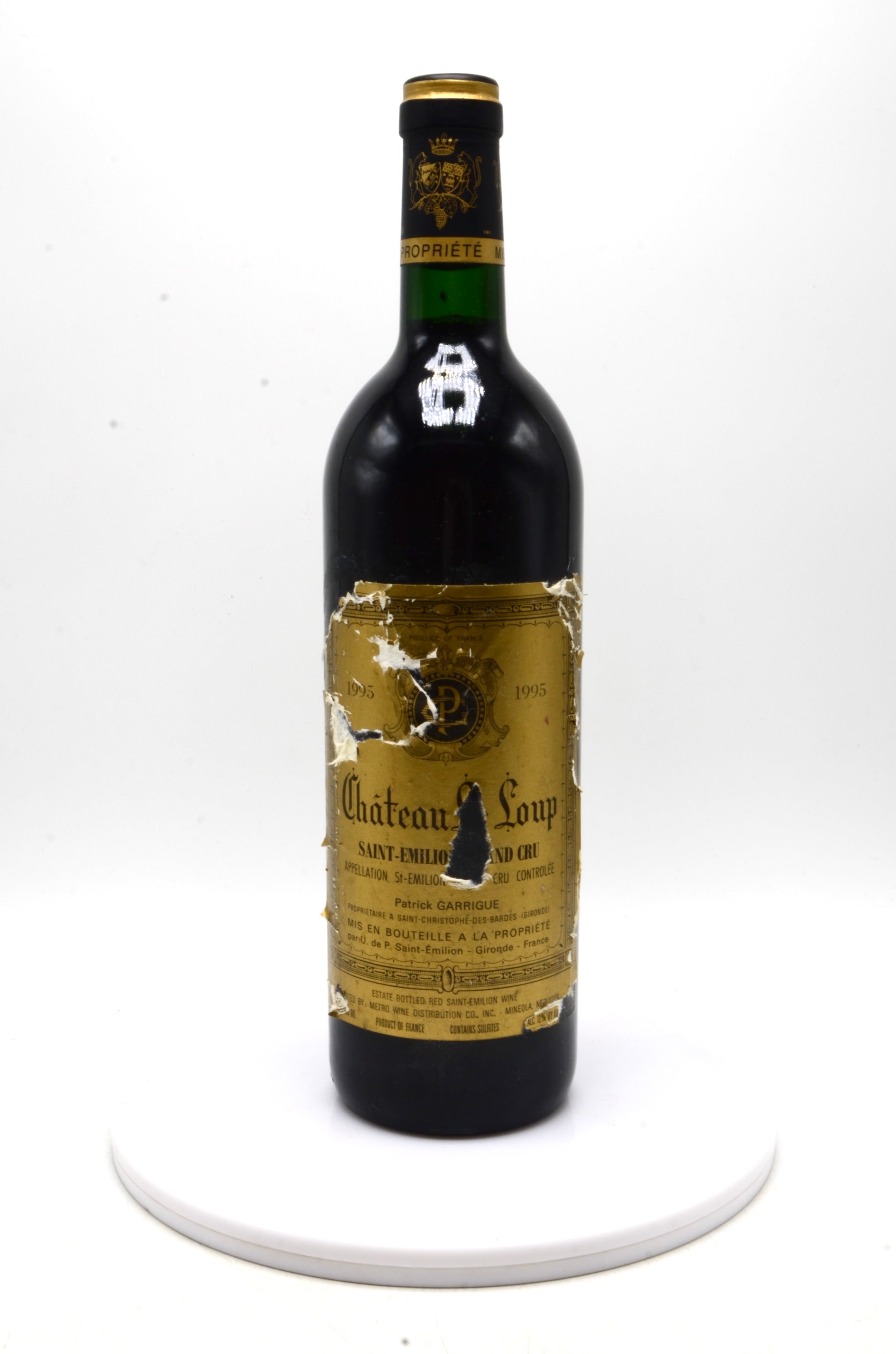 1995 Château Le Loup, St. Emilion
