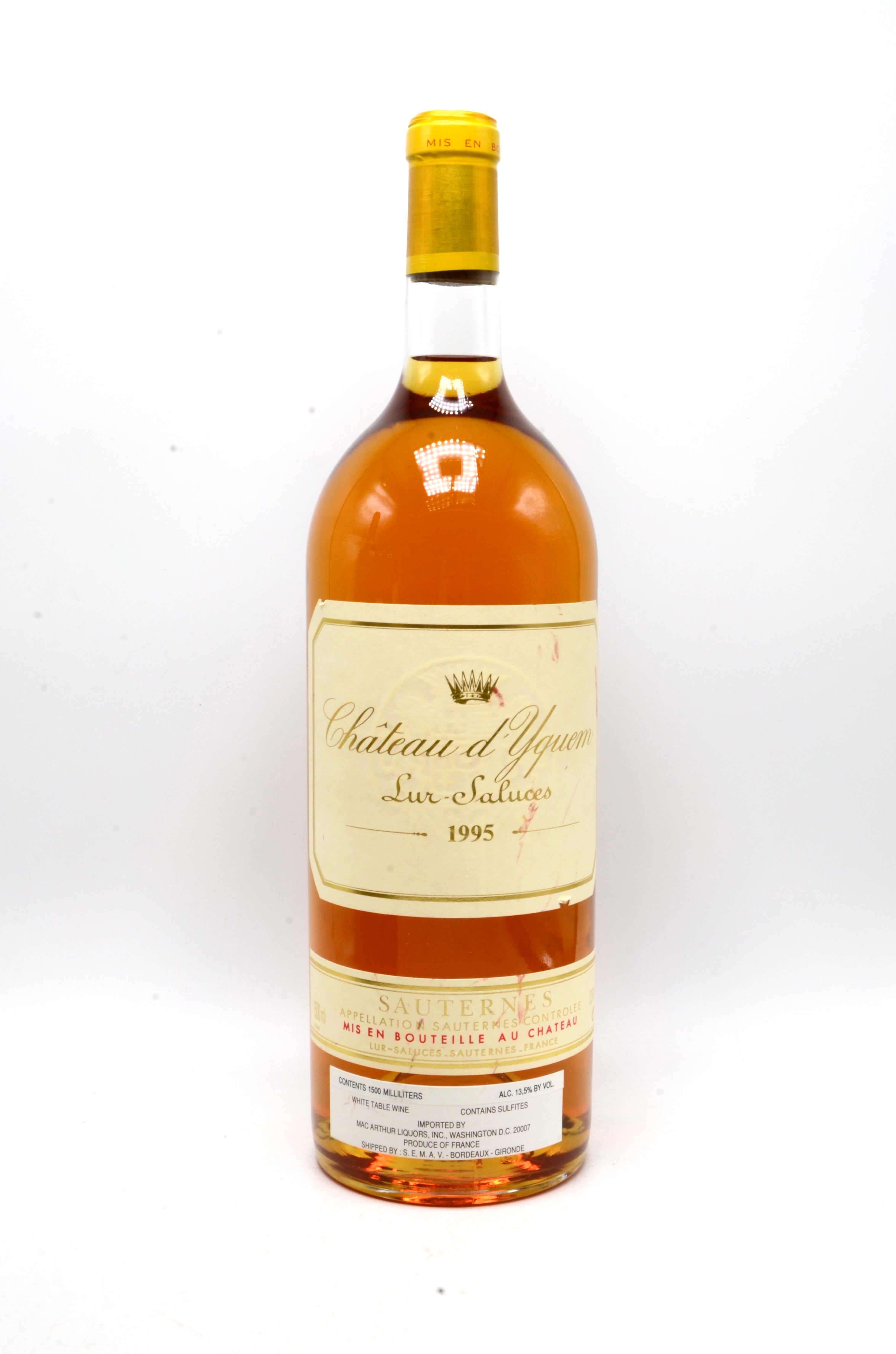 1995 Chateau d'Yquem, Sauternes (magnum)