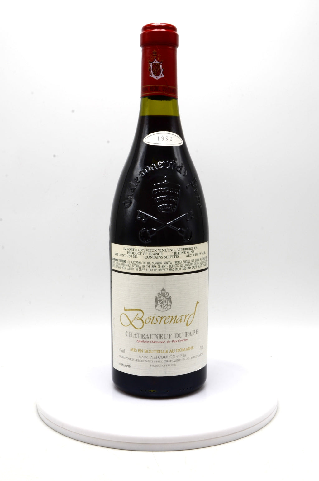 1990 Domaine de Beaurenard Chateauneuf du Pape, Cuvee Boisrenard