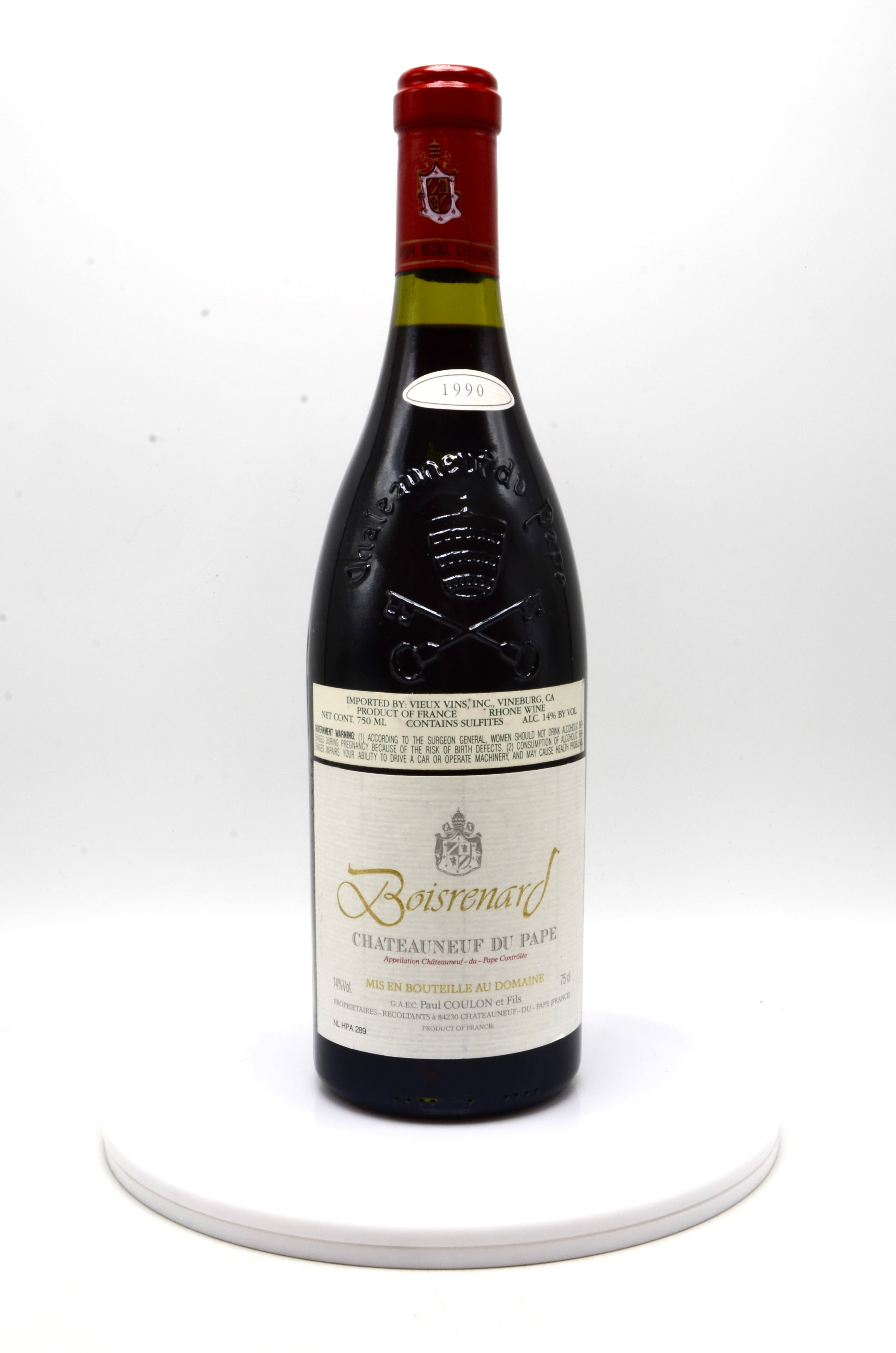 1990 Domaine de Beaurenard Chateauneuf du Pape, Cuvee Boisrenard
