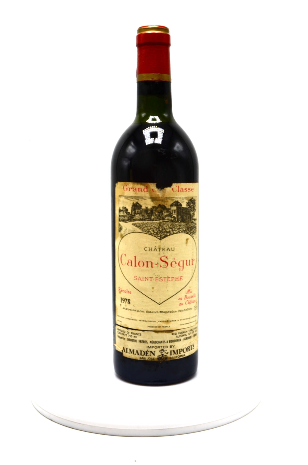 1978 Chateau Calon Segur, St. Estephe