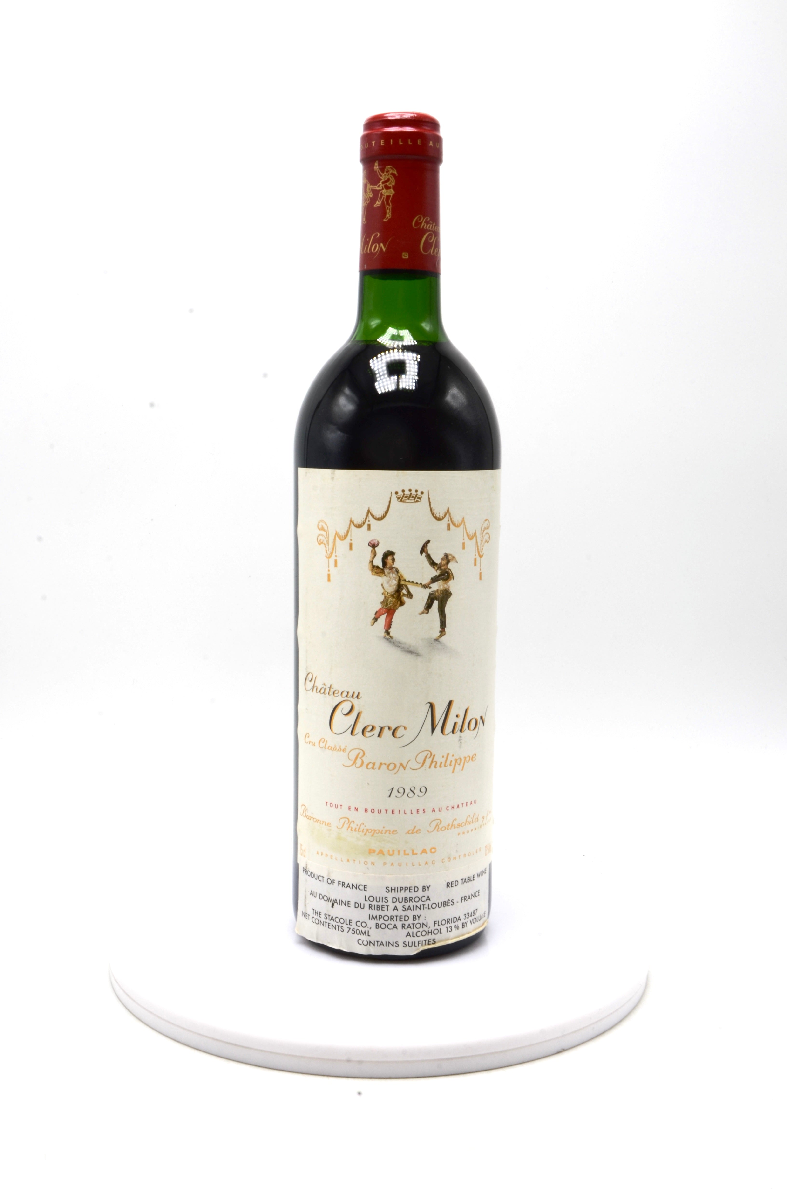 1989 Château Clerc Milon, Pauillac