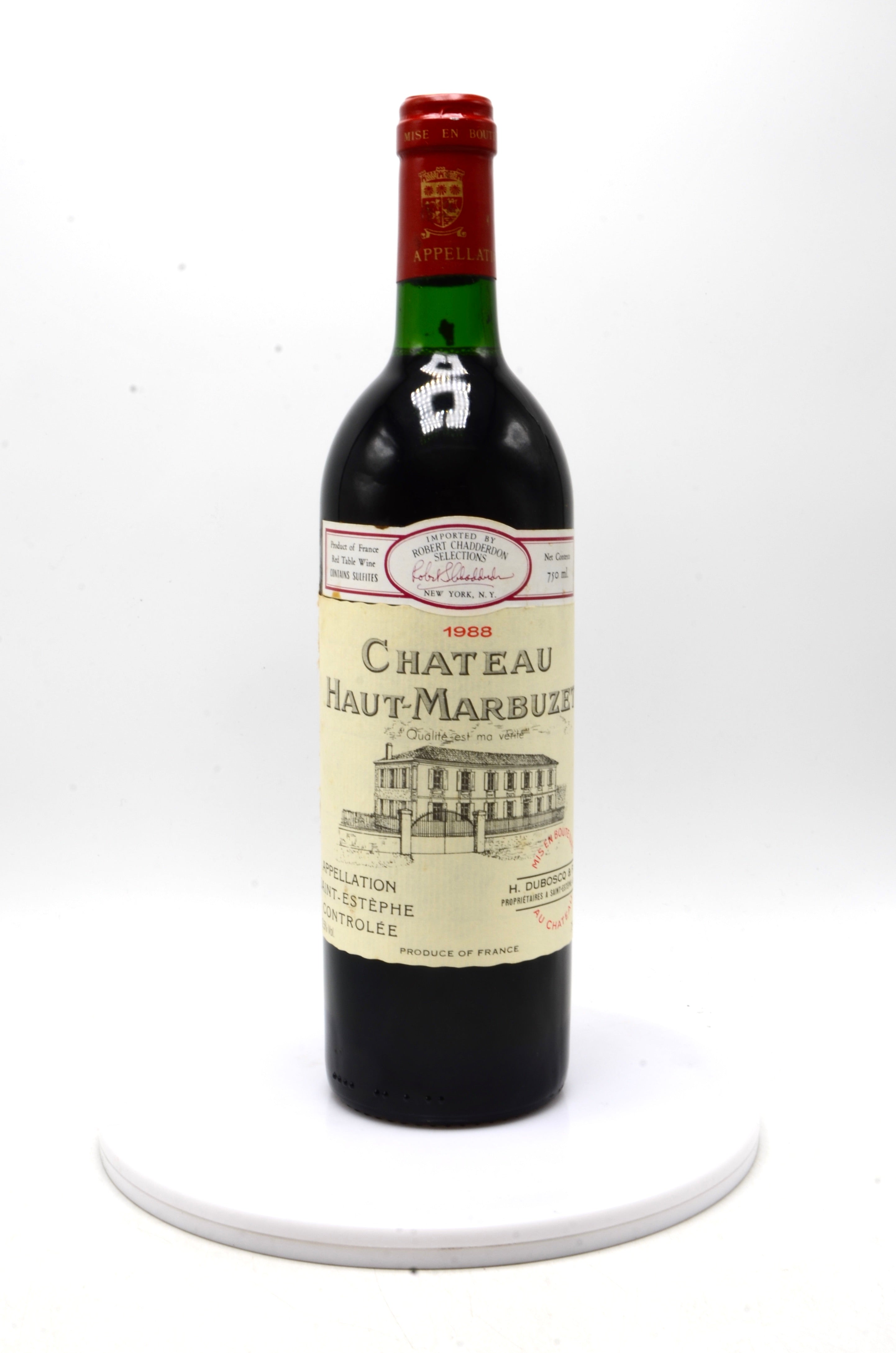 1988 Château Haut-Marbuzet, St. Estèphe