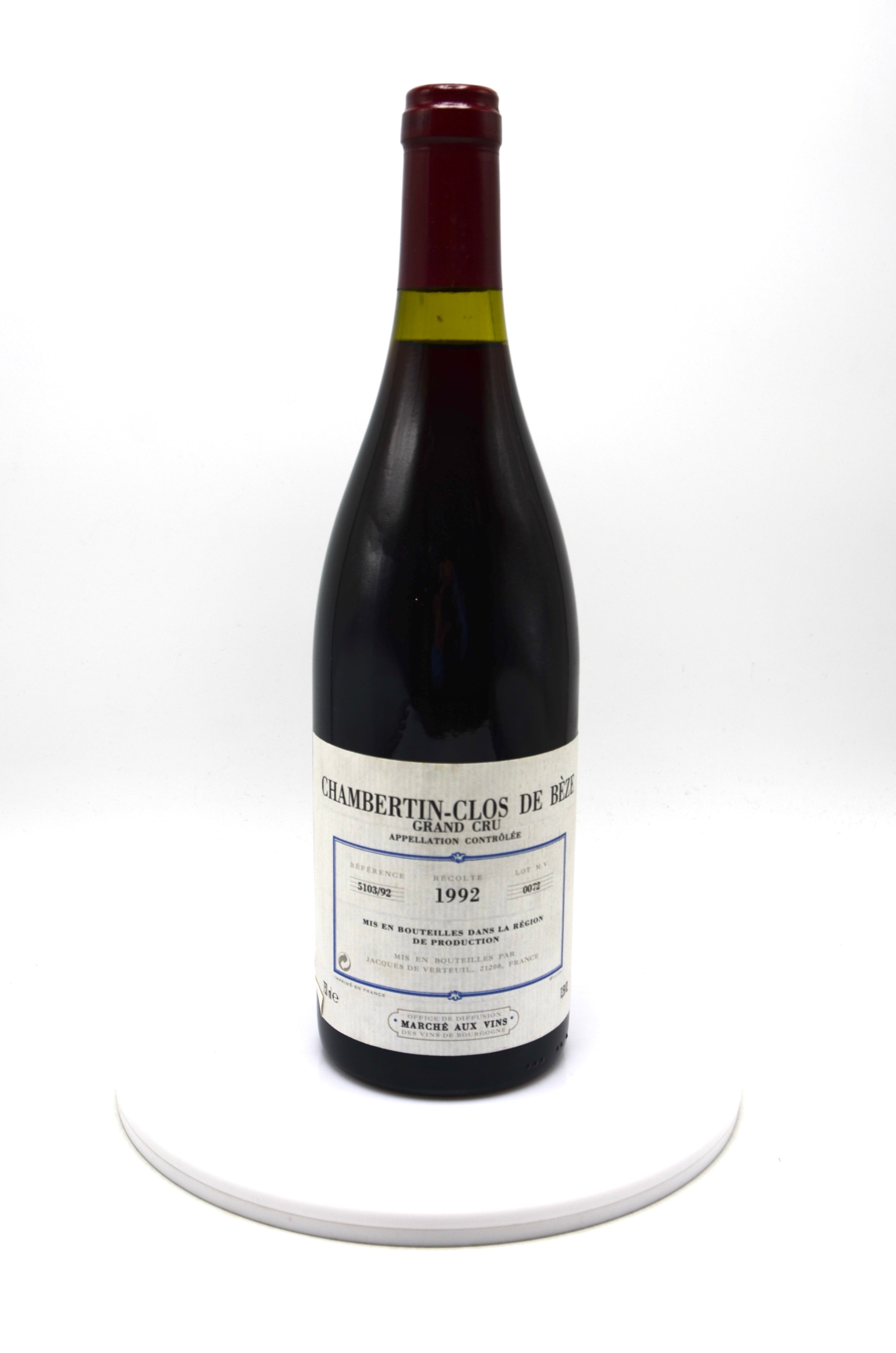 1992 Marche Aux Vins Chambertin, Clos de Beze, Grand Cru