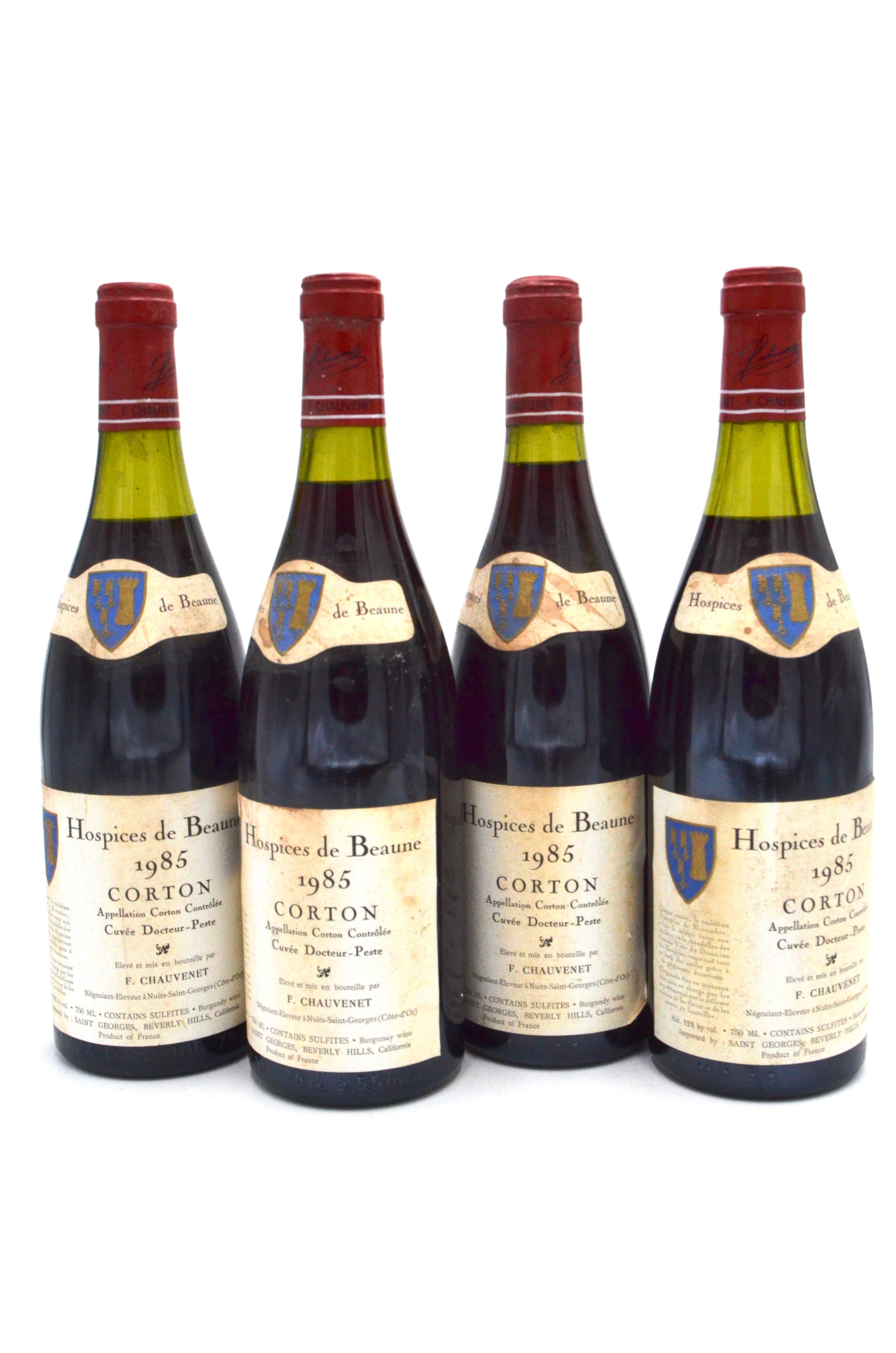 1985 Francoise Chauvenet Hospices de Beaune, Corton, Cuvée Docteur Peste, Grand Cru