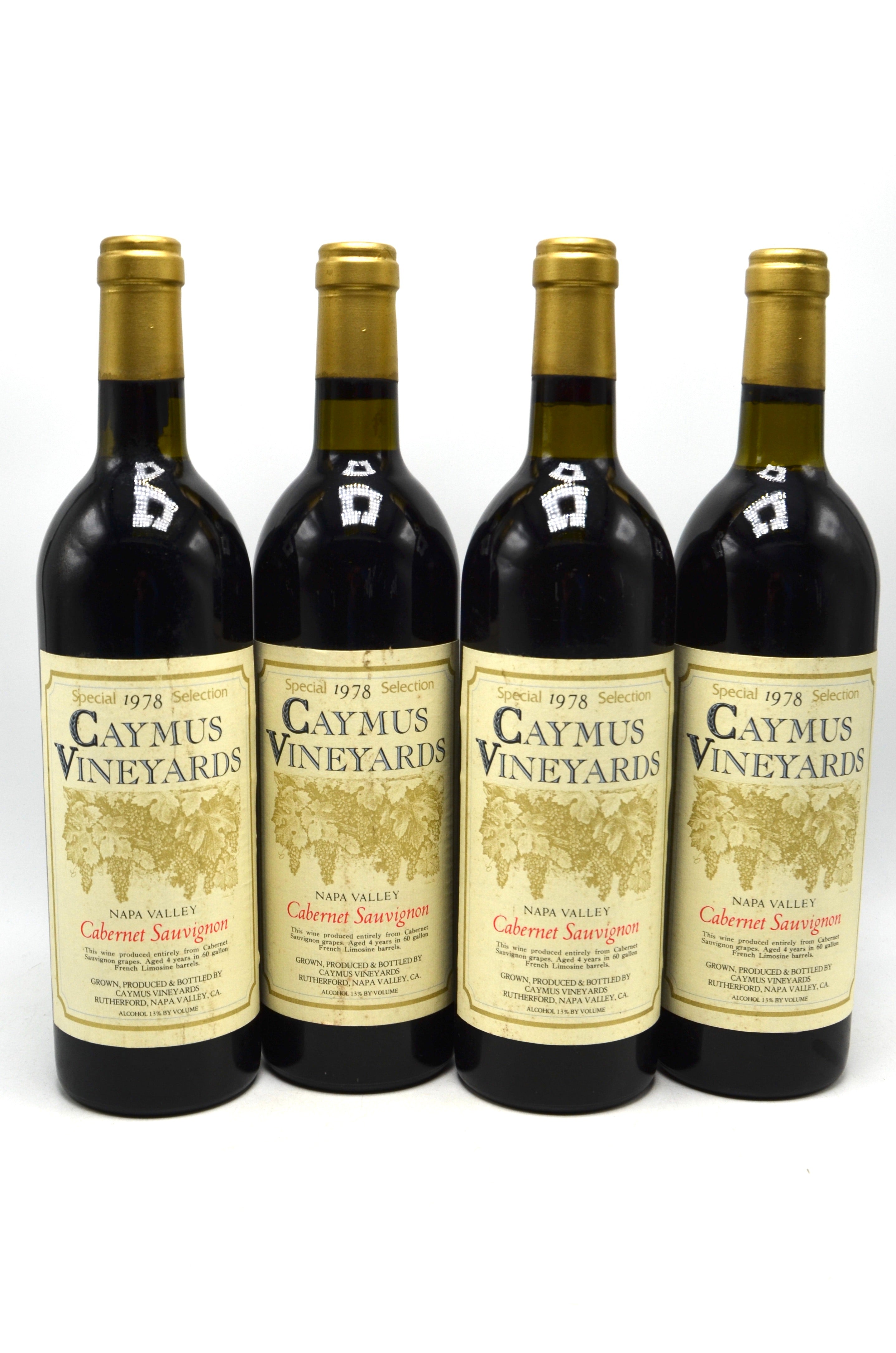 1978 Caymus Cabernet Sauvignon, Special Selection, Rutherford, Napa Valley