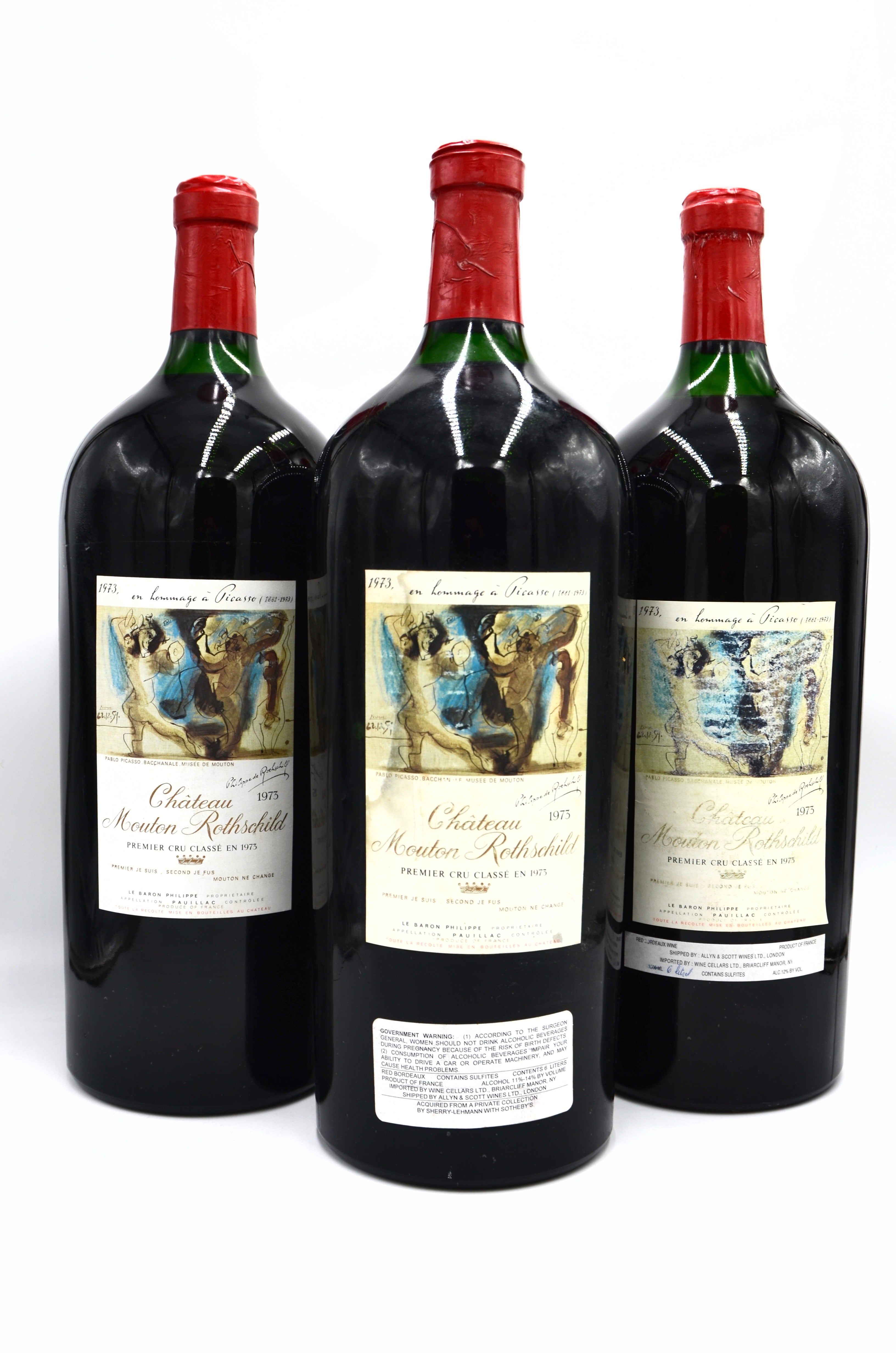 1973 Château Mouton Rothschild, Pauillac (6-liter)