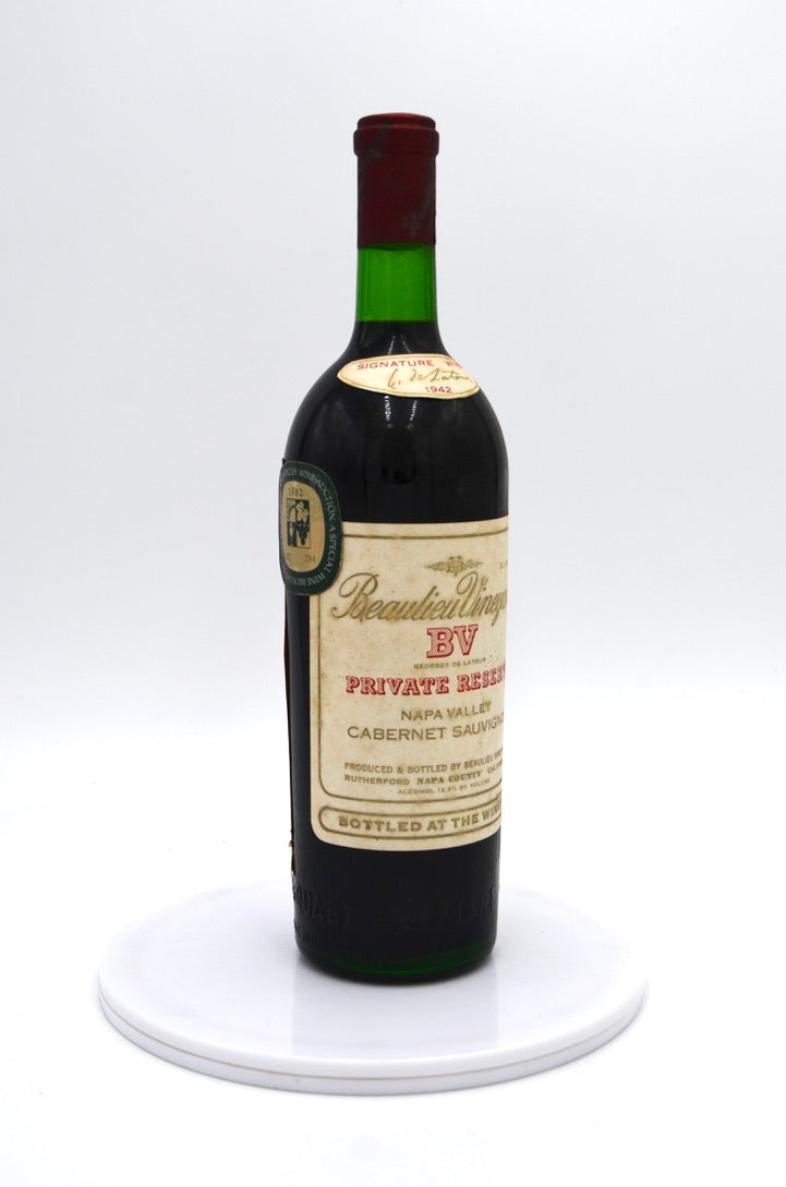 1942 Beaulieu Vineyard Georges de Latour Private Reserve Cabernet Sauvignon, Napa Valley