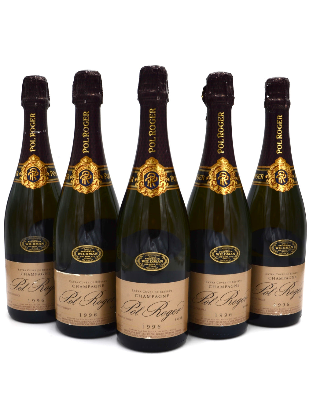 1996 Pol Roger Extra Cuvee de Reserve Vintage Brut Rose Champagne